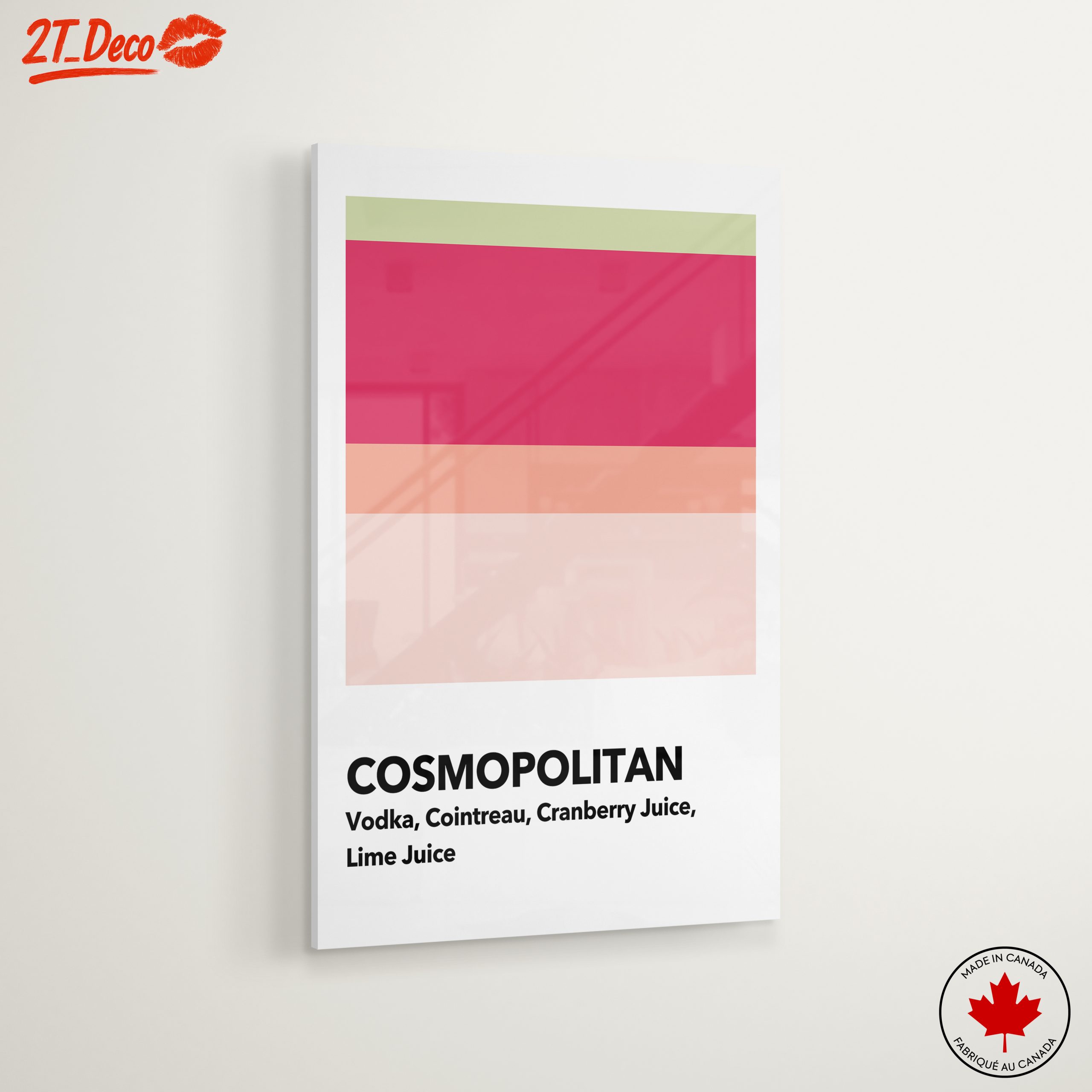 Cosmopolitan Cocktail Recipe Art 2 - Image 6