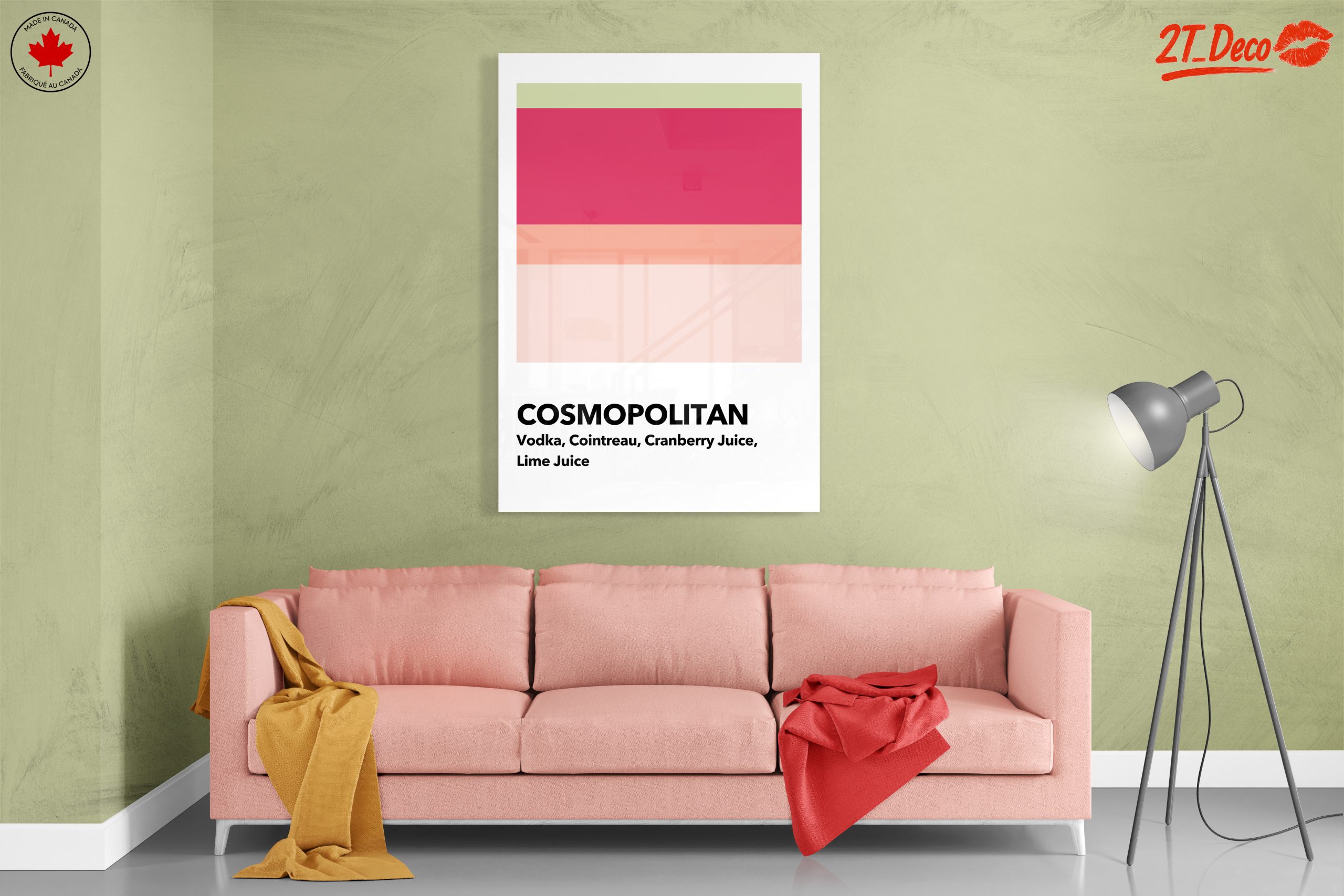 Cosmopolitan Cocktail Recipe Art 2 - Image 7