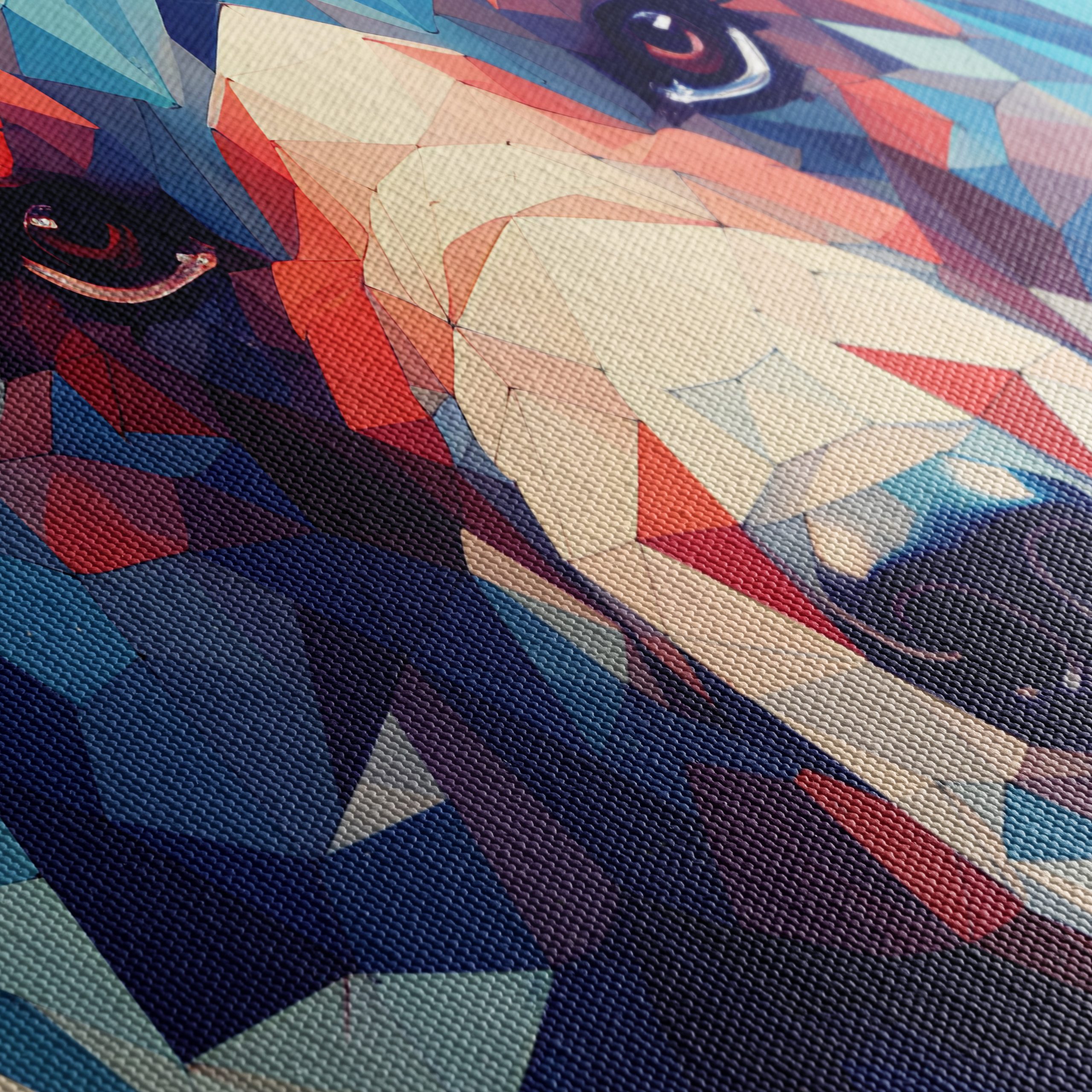 Stylized Bear Artwork with Geometric Design - Image 5