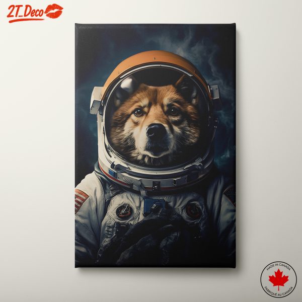 Astronaut Dog in Space