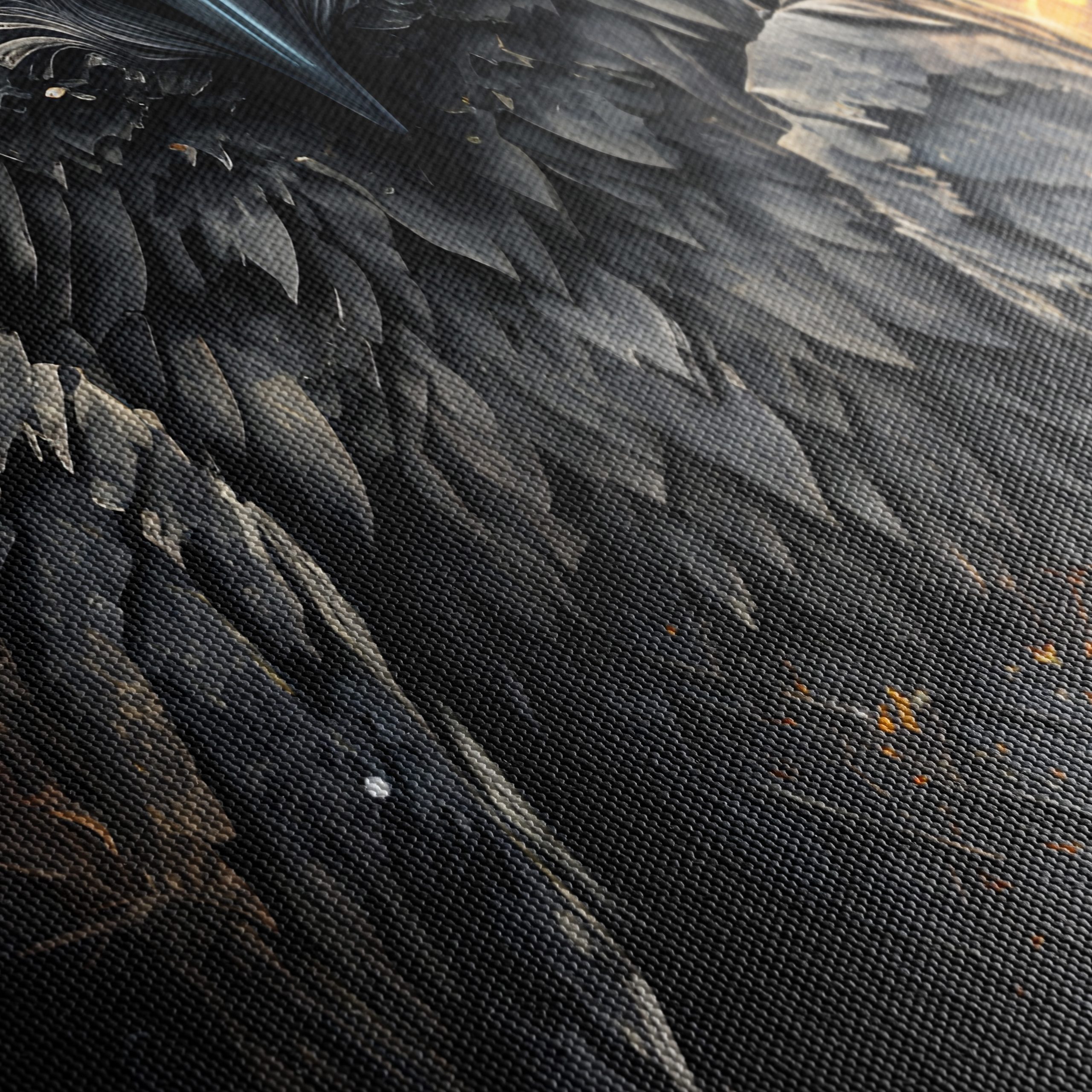 Majestic Owl Artwork with Striking Features - Image 5