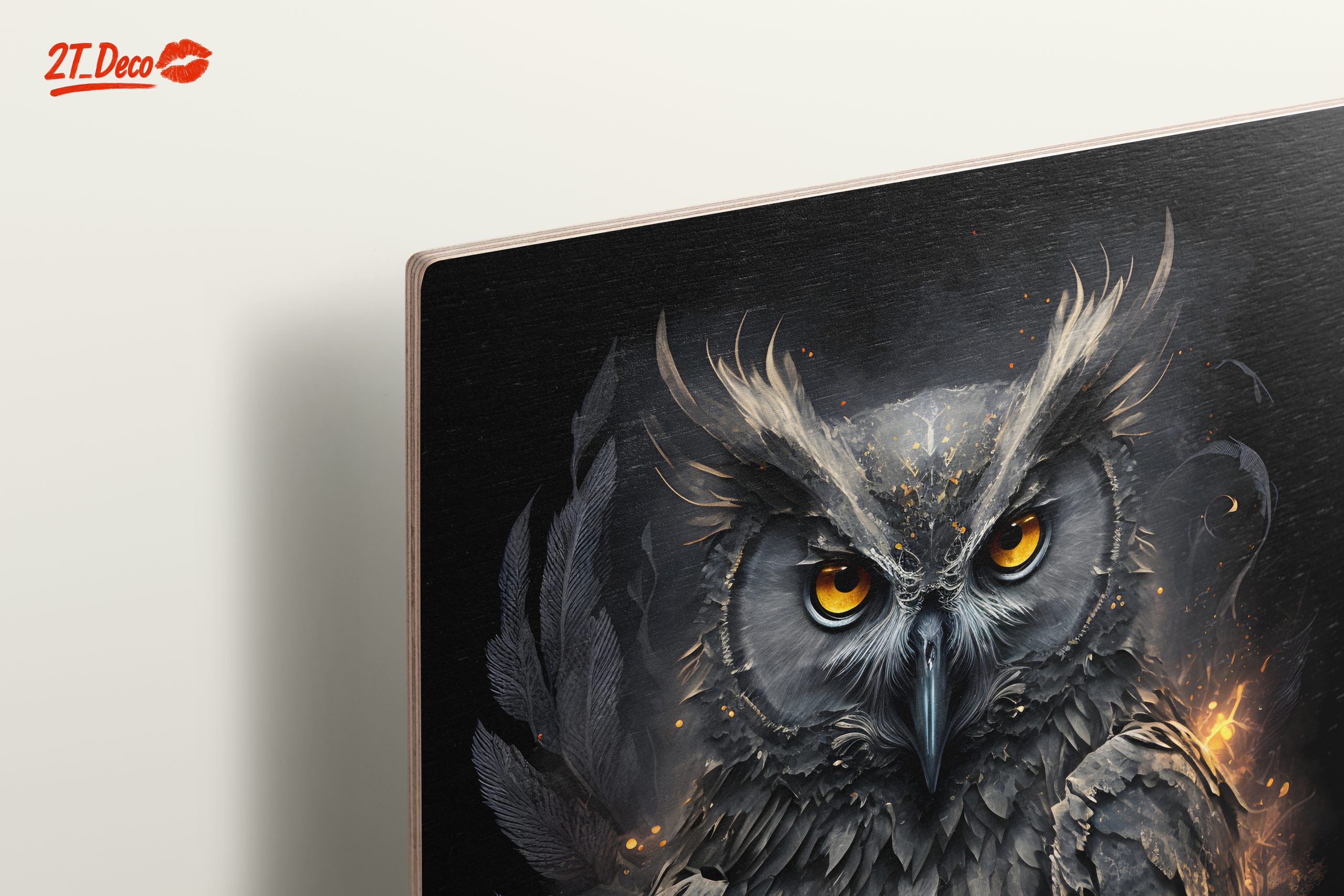 Majestic Owl Artwork with Striking Features - Image 15