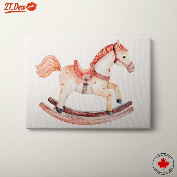 Whimsical Rocking Horse Artwork