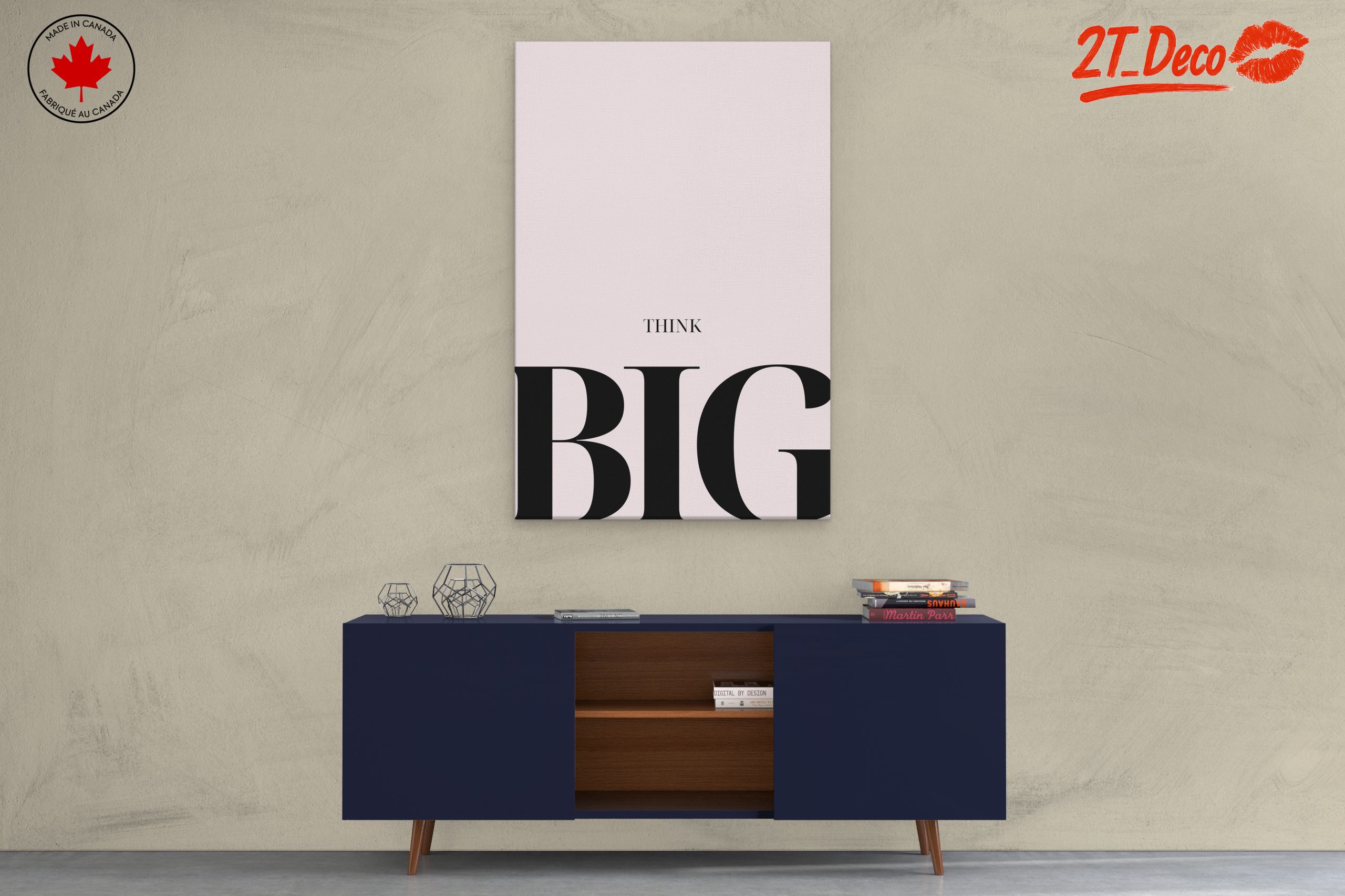 Think Big Bold Typography Art - Image 3