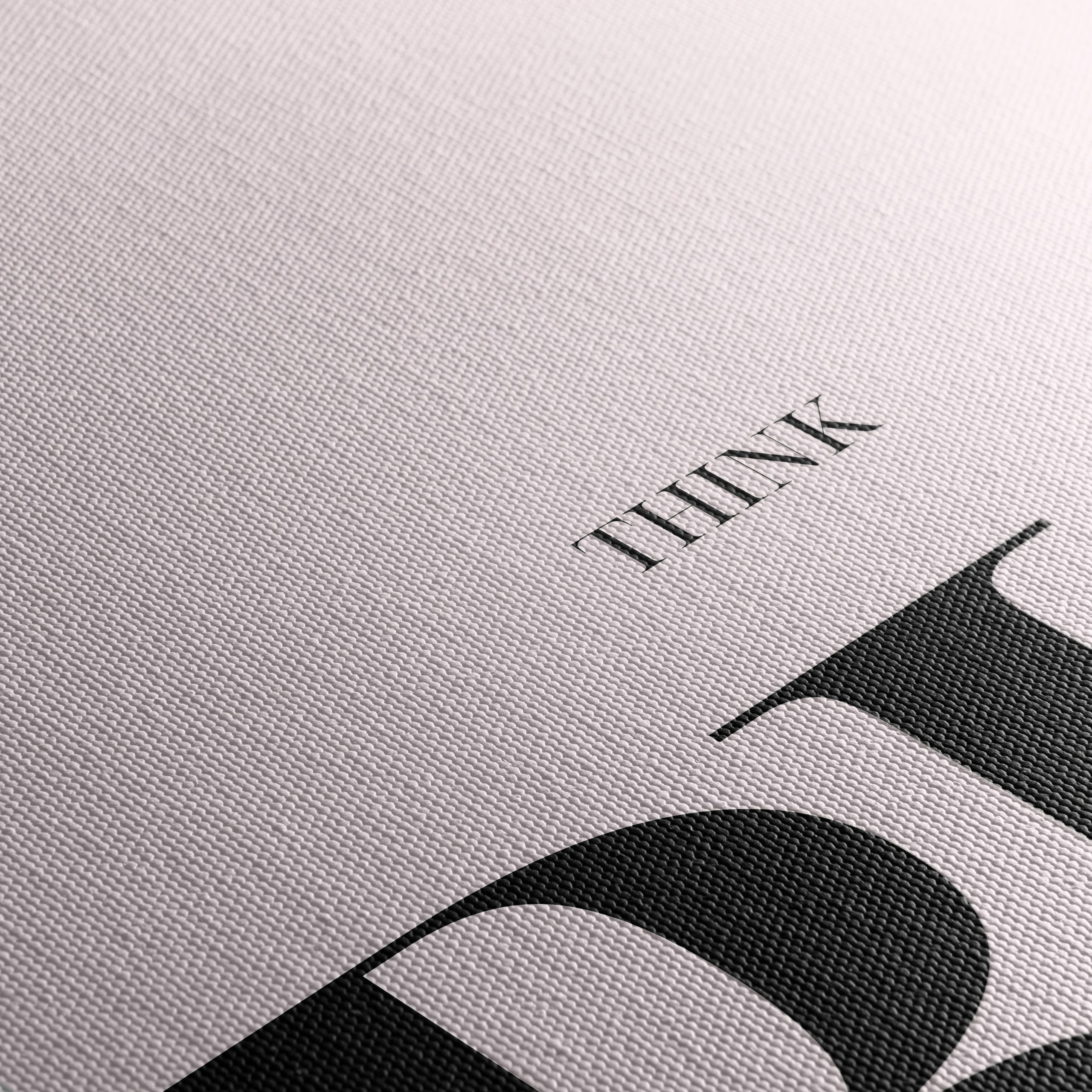 Think Big Bold Typography Art - Image 5