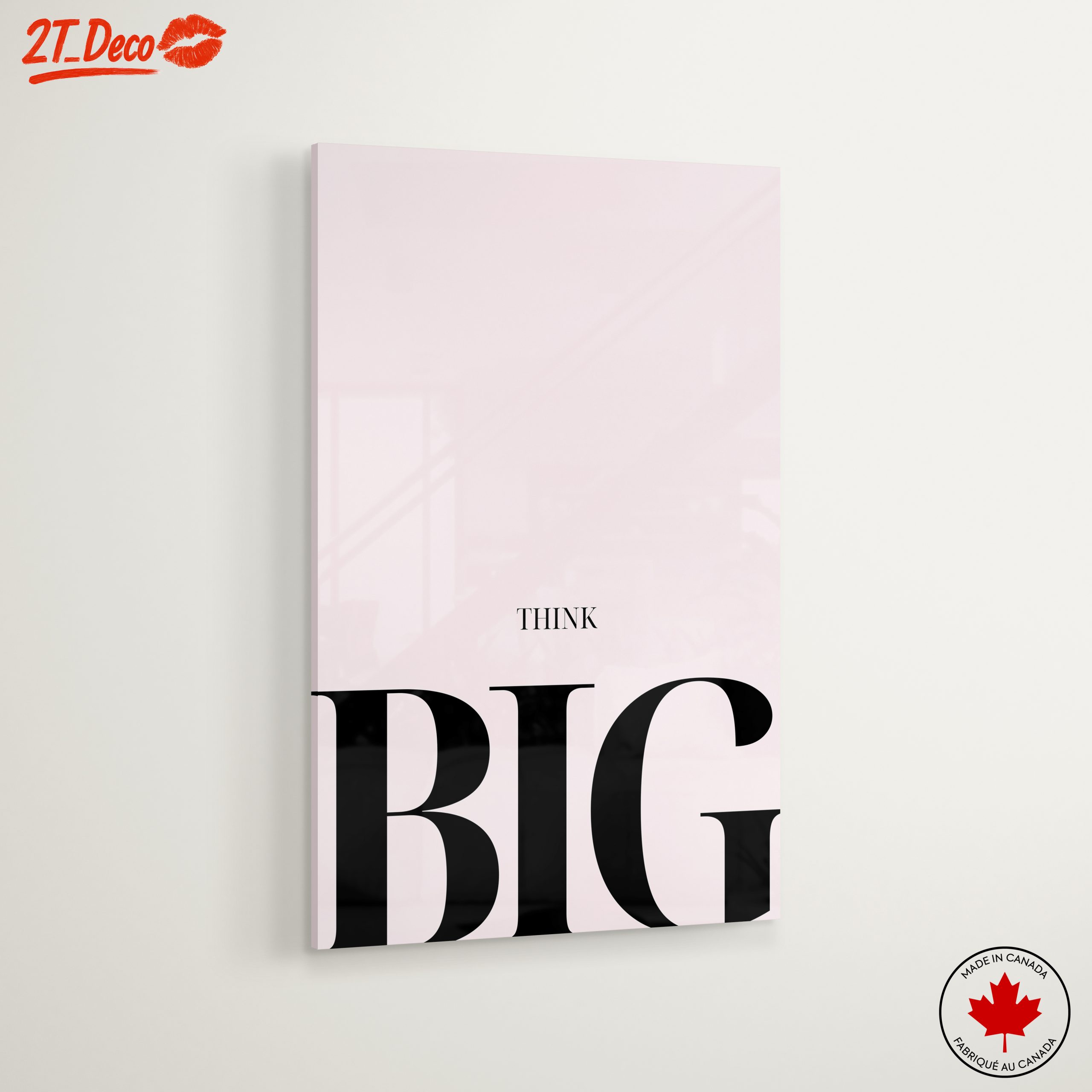 Think Big Bold Typography Art - Image 6