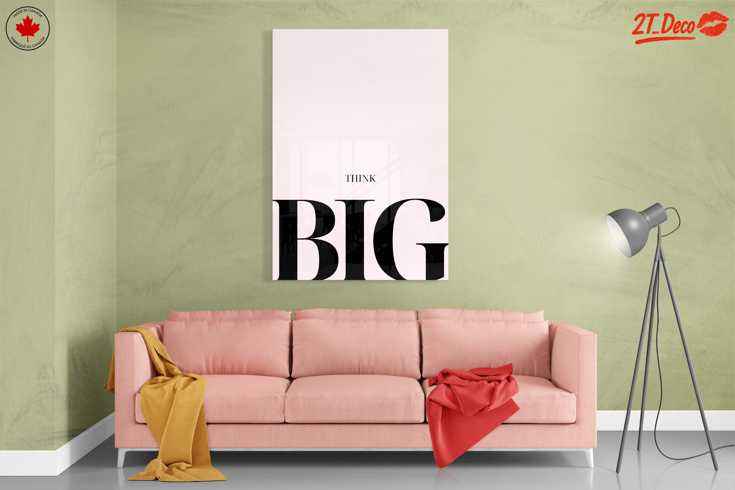Think Big Bold Typography Art - Image 7