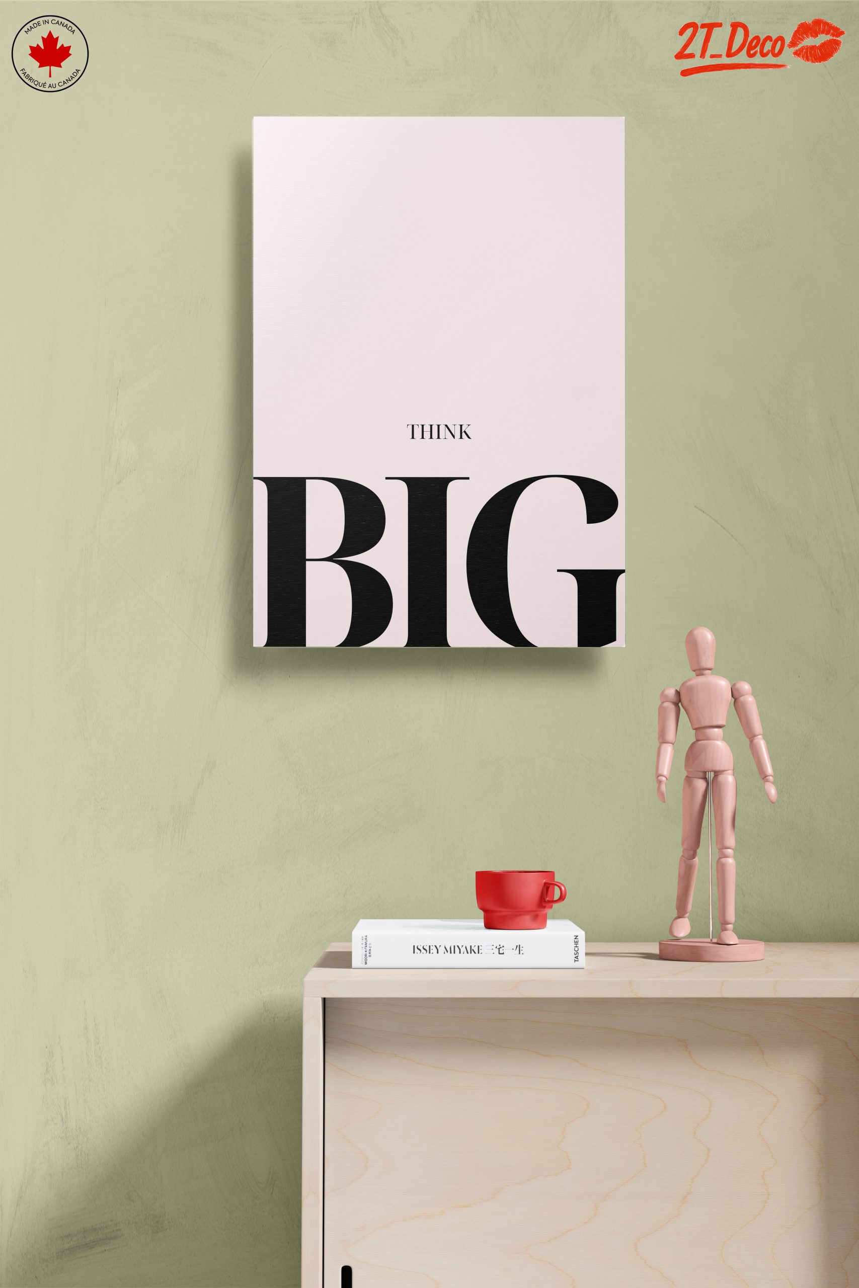 Think Big Bold Typography Art - Image 14