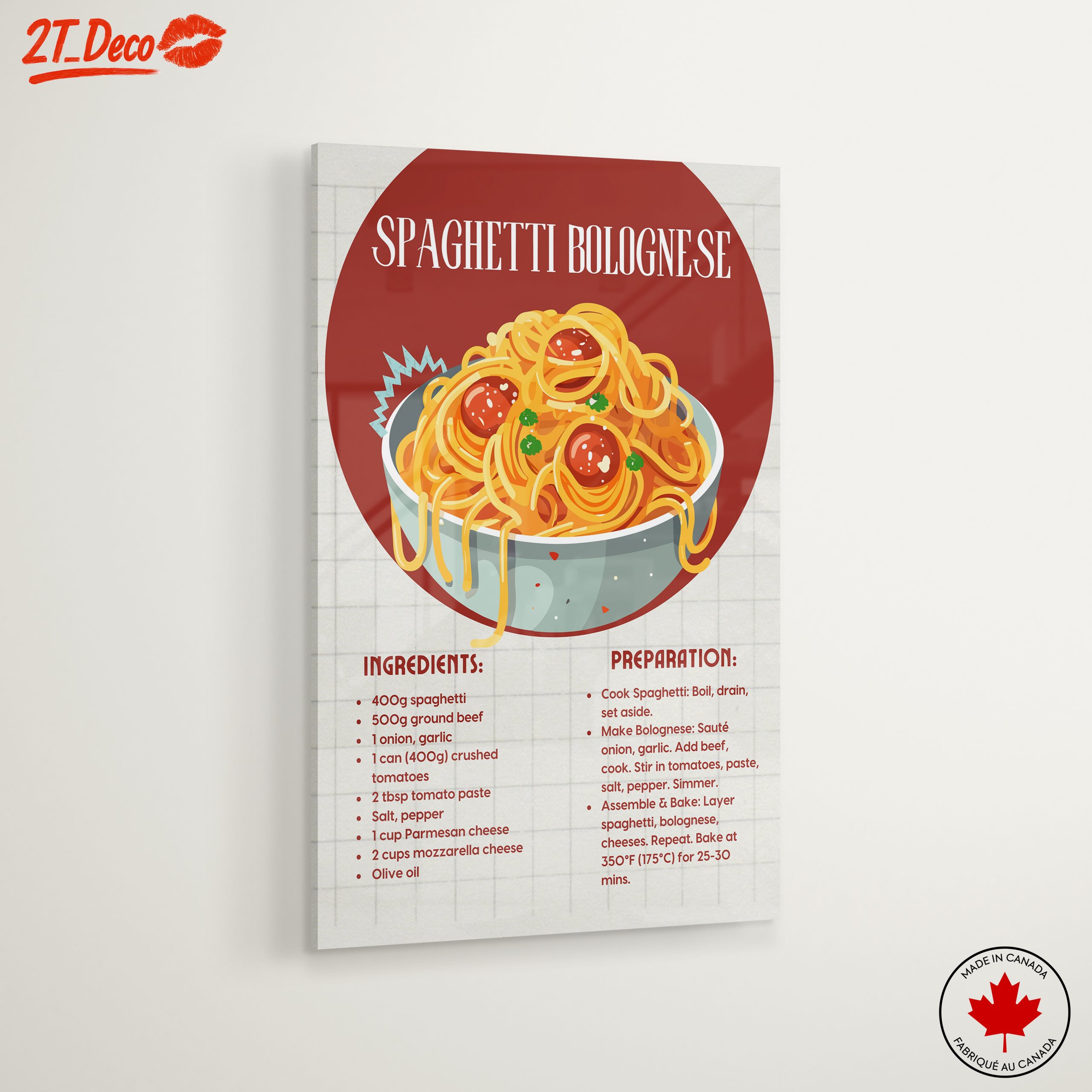 Stylized Spaghetti Bolognese Art - Image 6
