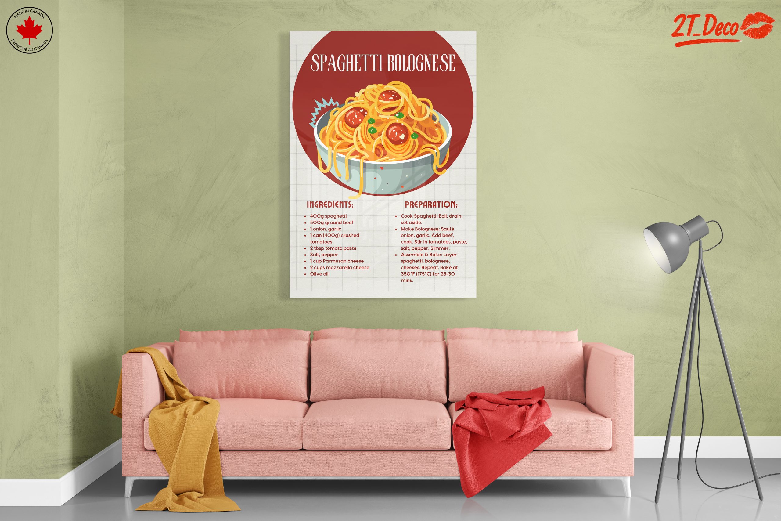 Stylized Spaghetti Bolognese Art - Image 7