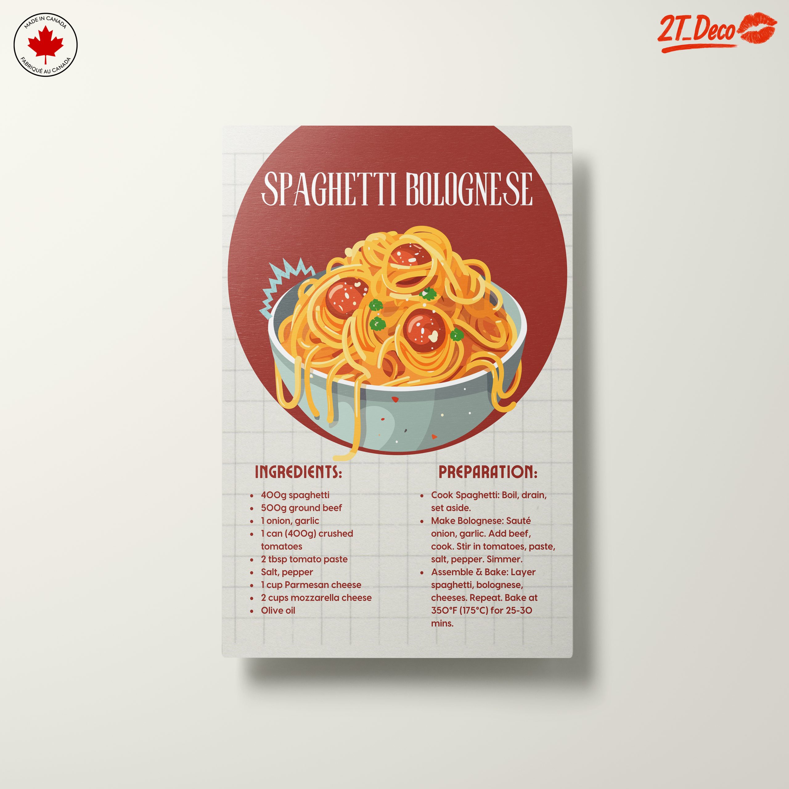 Stylized Spaghetti Bolognese Art - Image 10