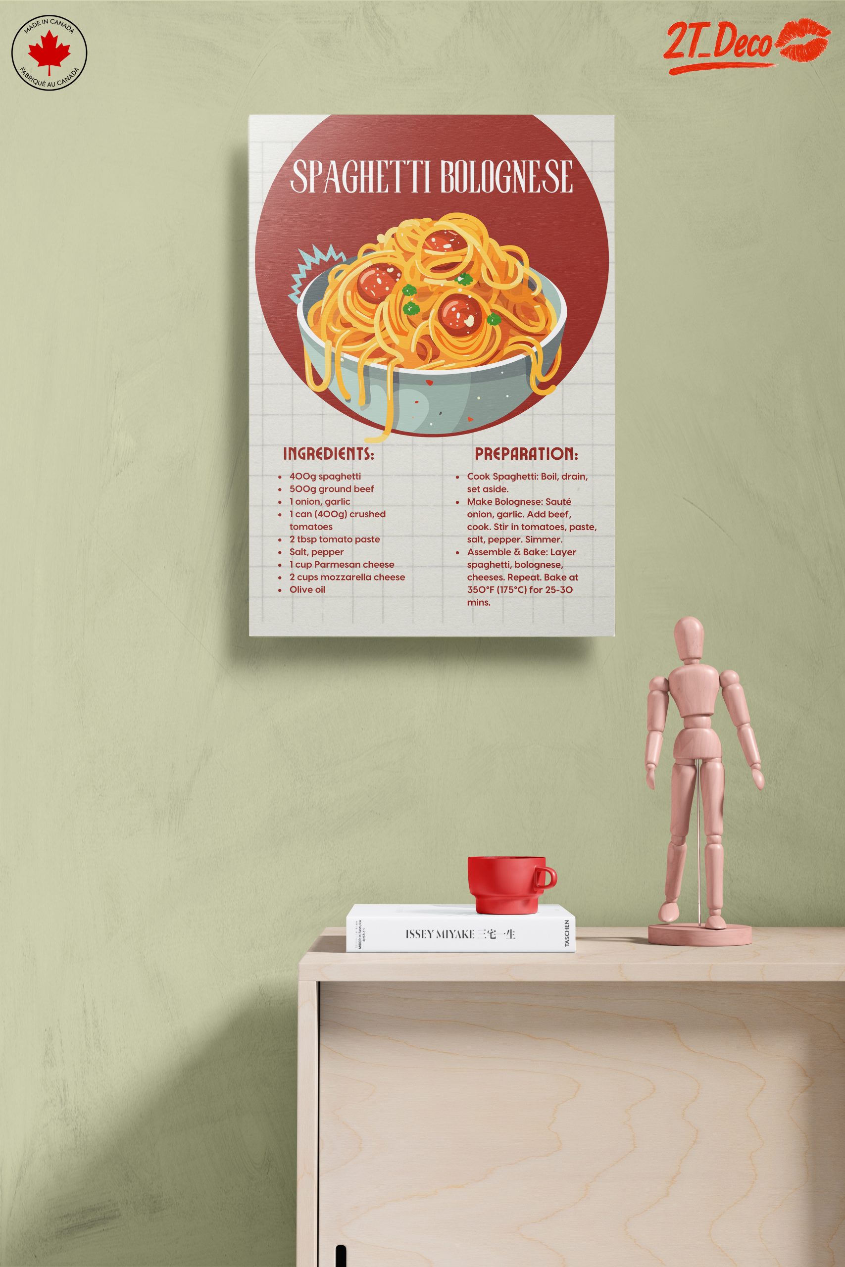 Stylized Spaghetti Bolognese Art - Image 14