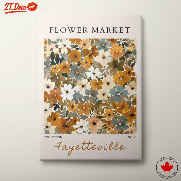 Flower Market Art Featuring Beautiful Floral Designs