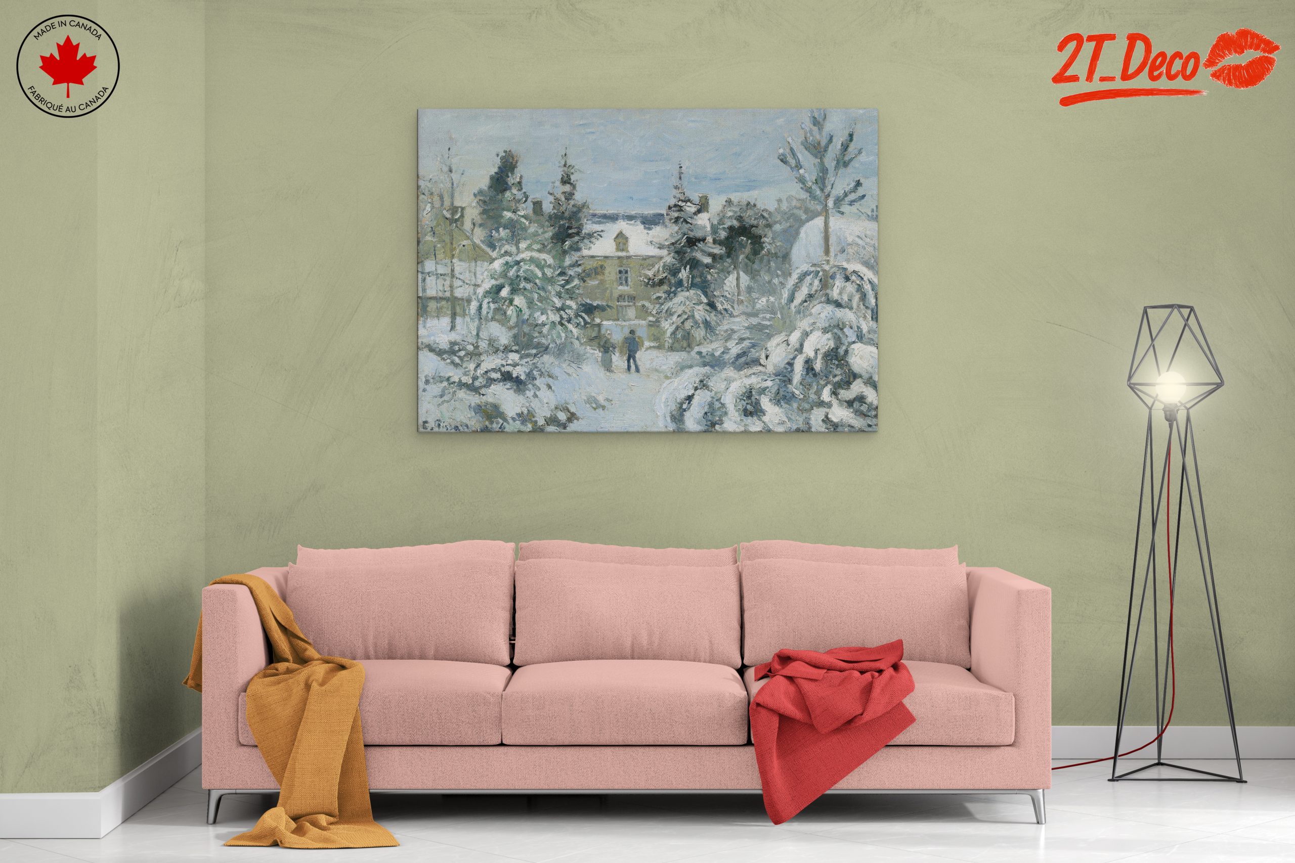 Serene Winter Landscape with Snow-Covered Trees 5 - Image 2
