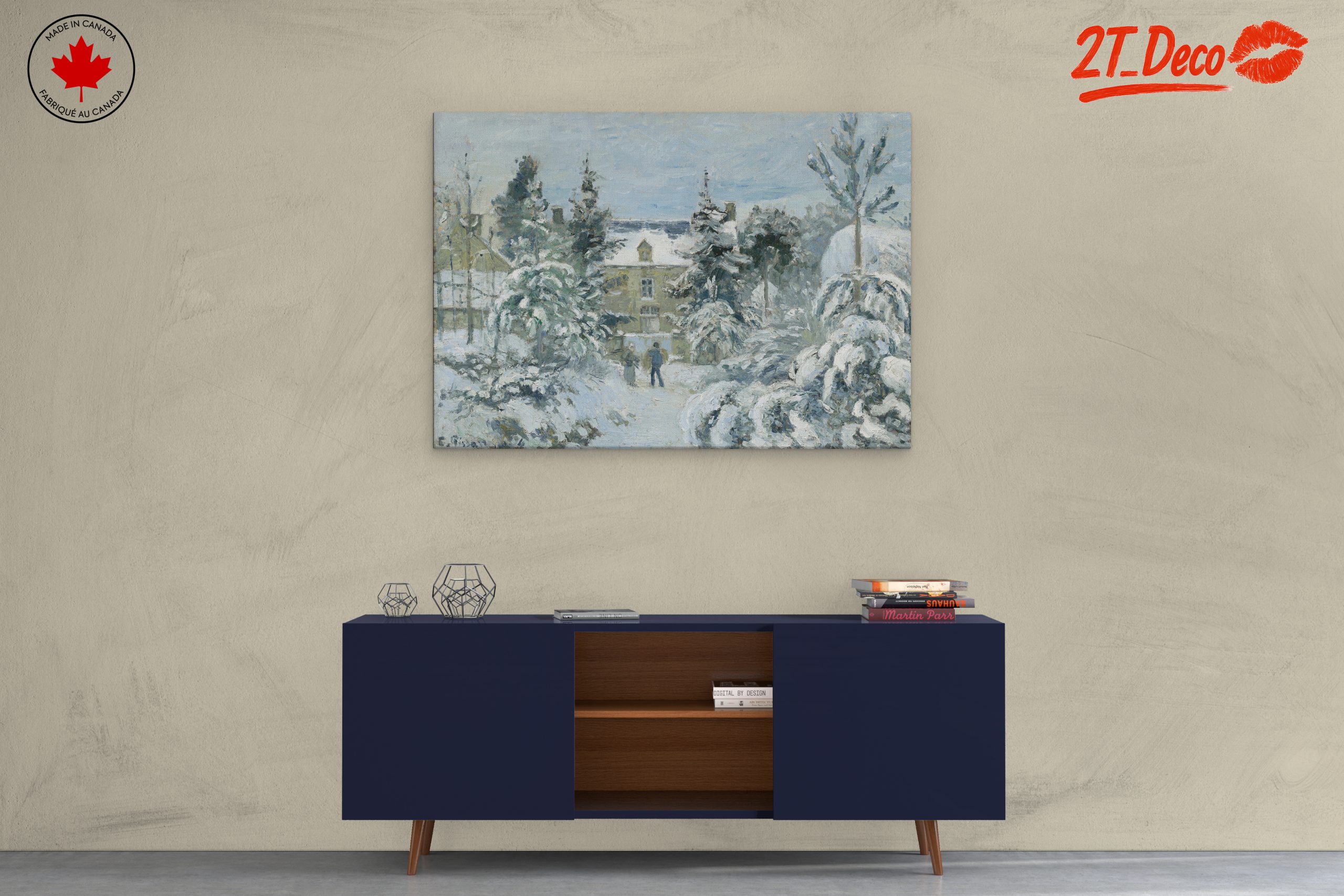 Serene Winter Landscape with Snow-Covered Trees 5 - Image 3