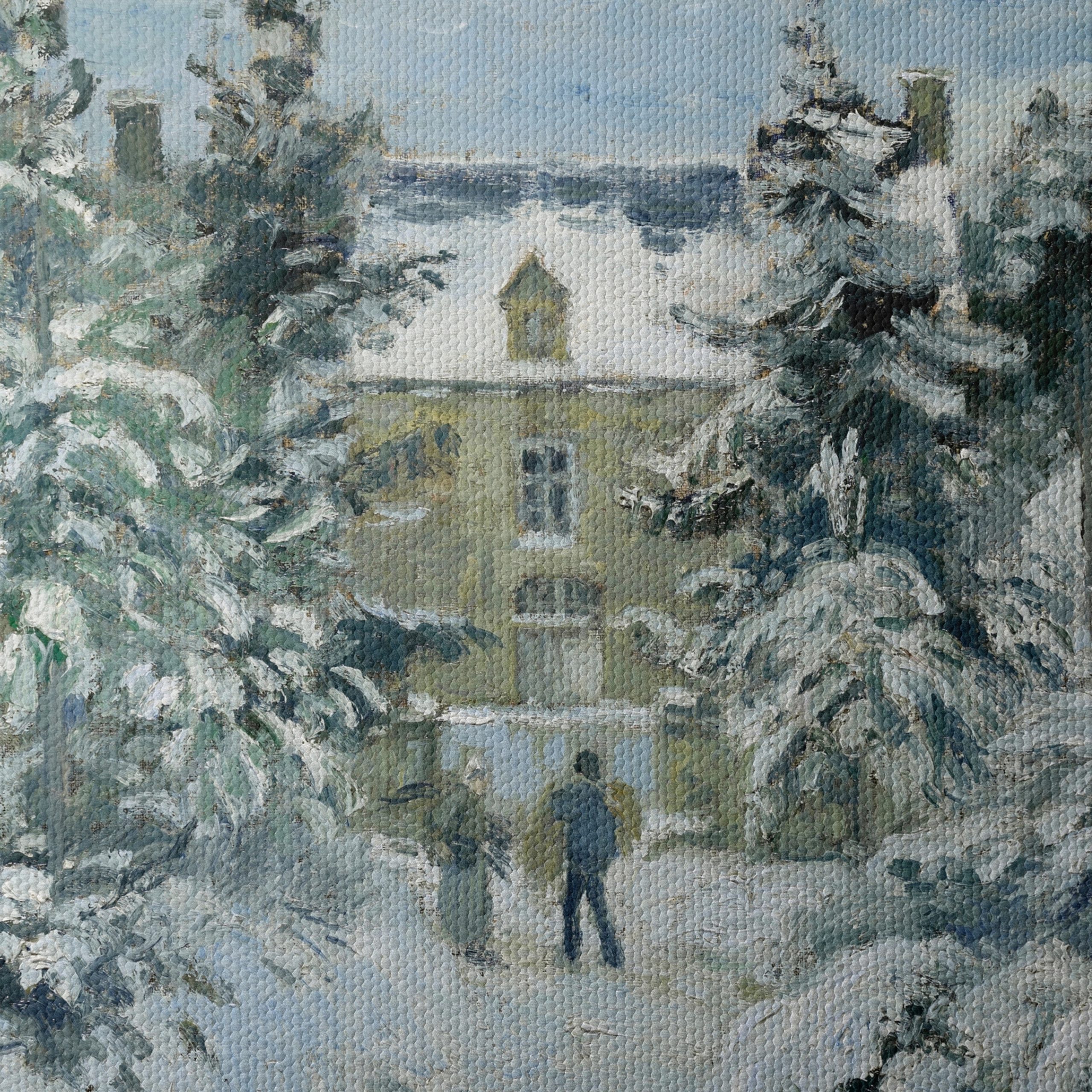 Serene Winter Landscape with Snow-Covered Trees 5 - Image 4