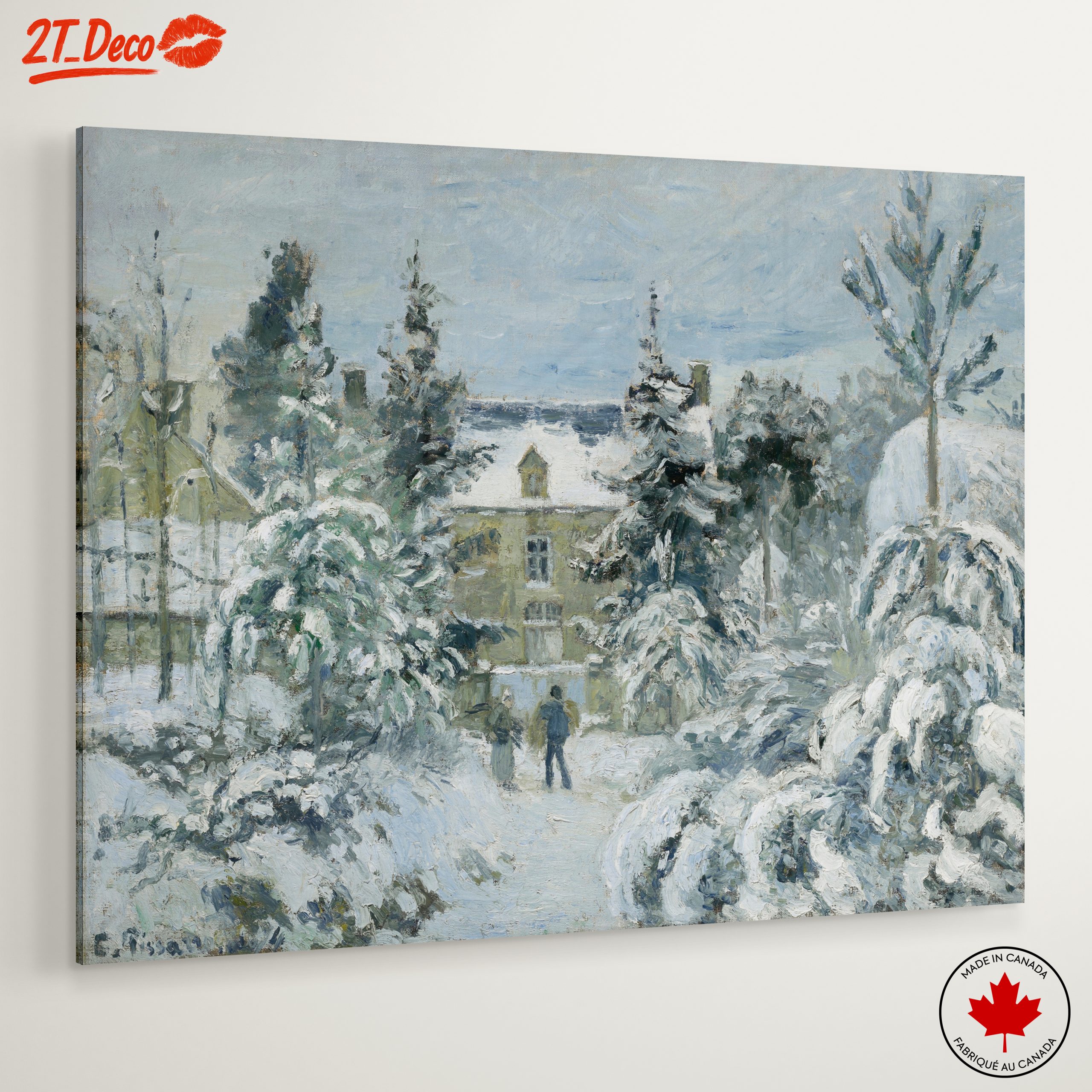 Serene Winter Landscape with Snow-Covered Trees 5 - Image 6