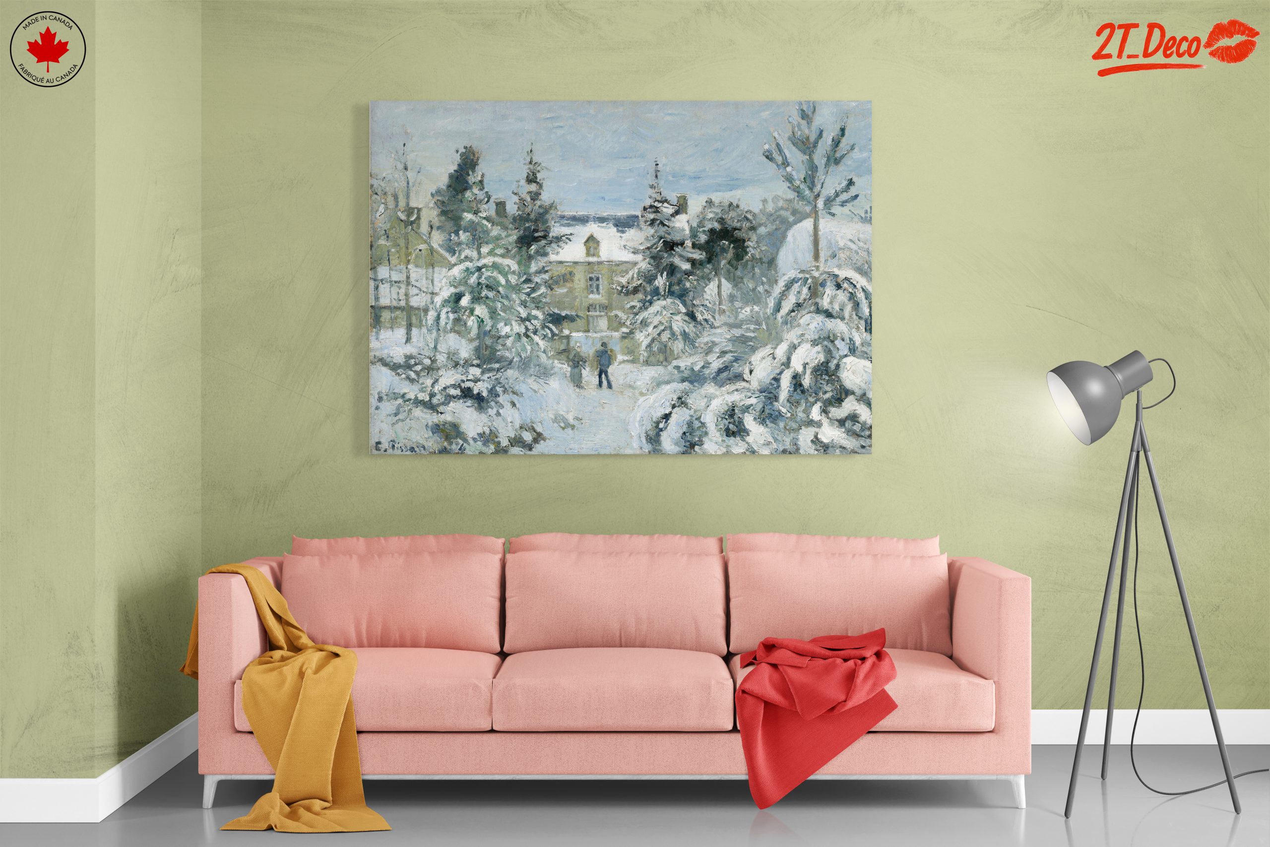 Serene Winter Landscape with Snow-Covered Trees 5 - Image 7