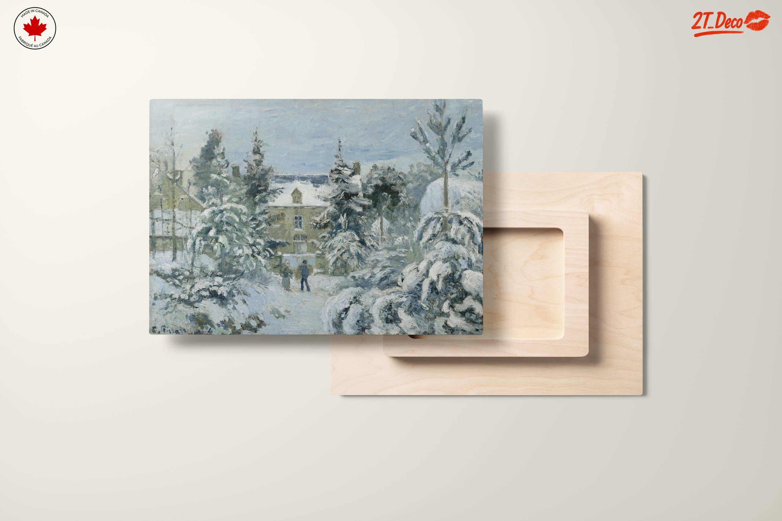 Serene Winter Landscape with Snow-Covered Trees 5 - Image 11