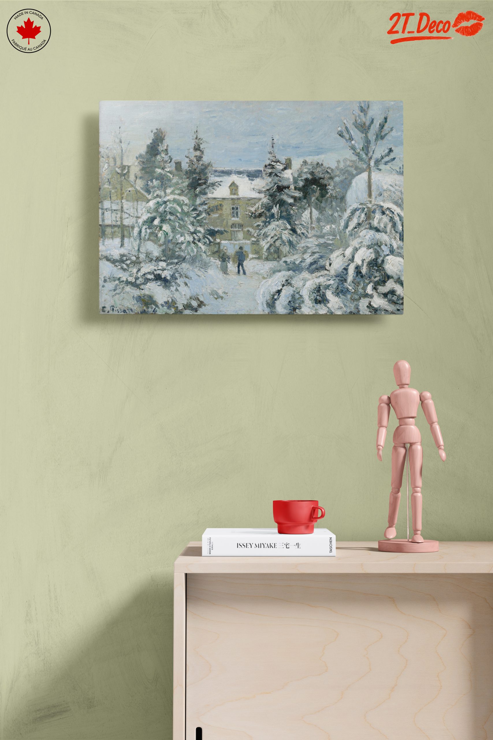Serene Winter Landscape with Snow-Covered Trees 5 - Image 14