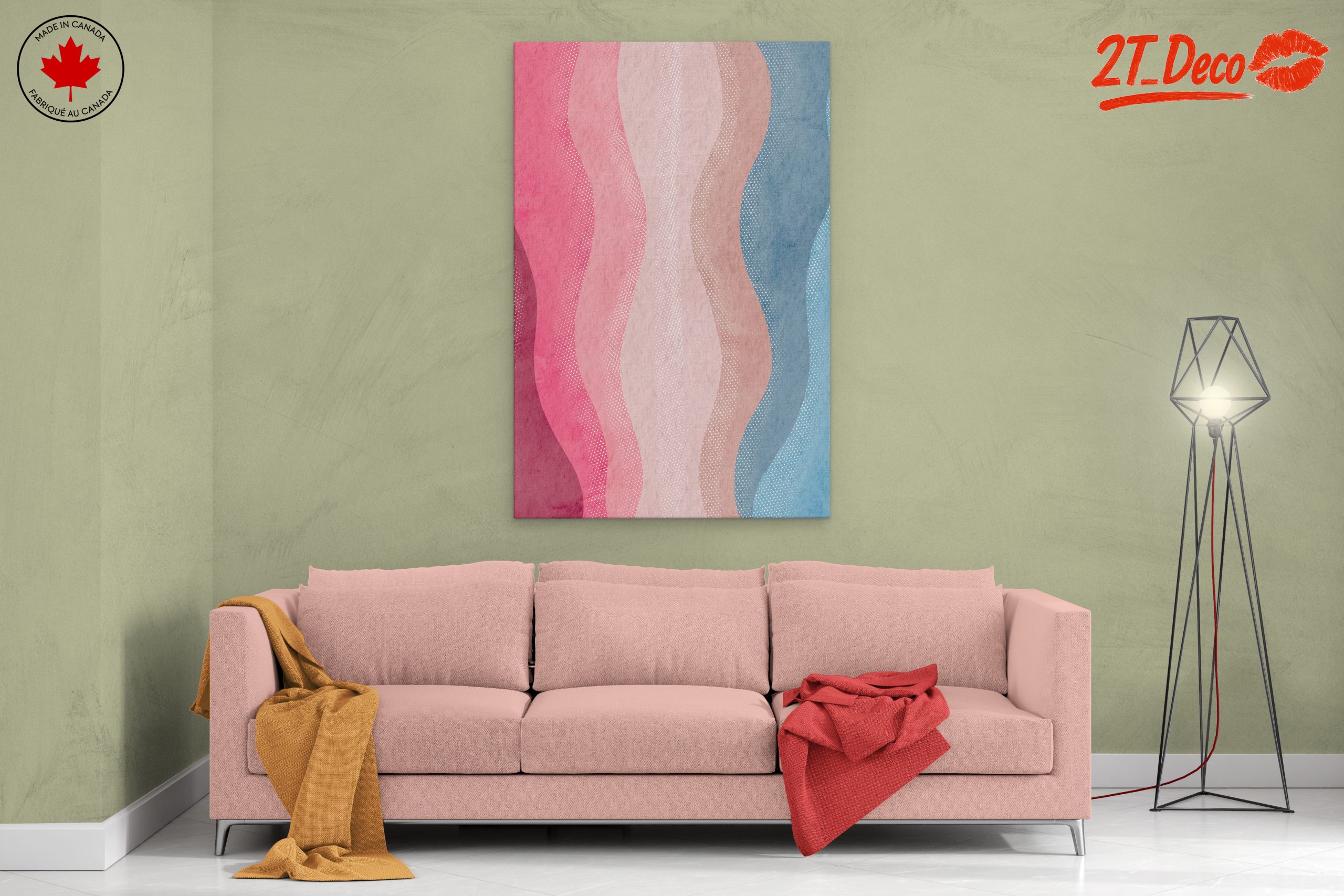 Colorful Abstract Waves for Modern Interiors 2 - Image 2