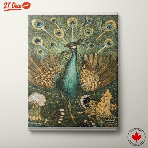 Peacock Art with Vibrant Feathers