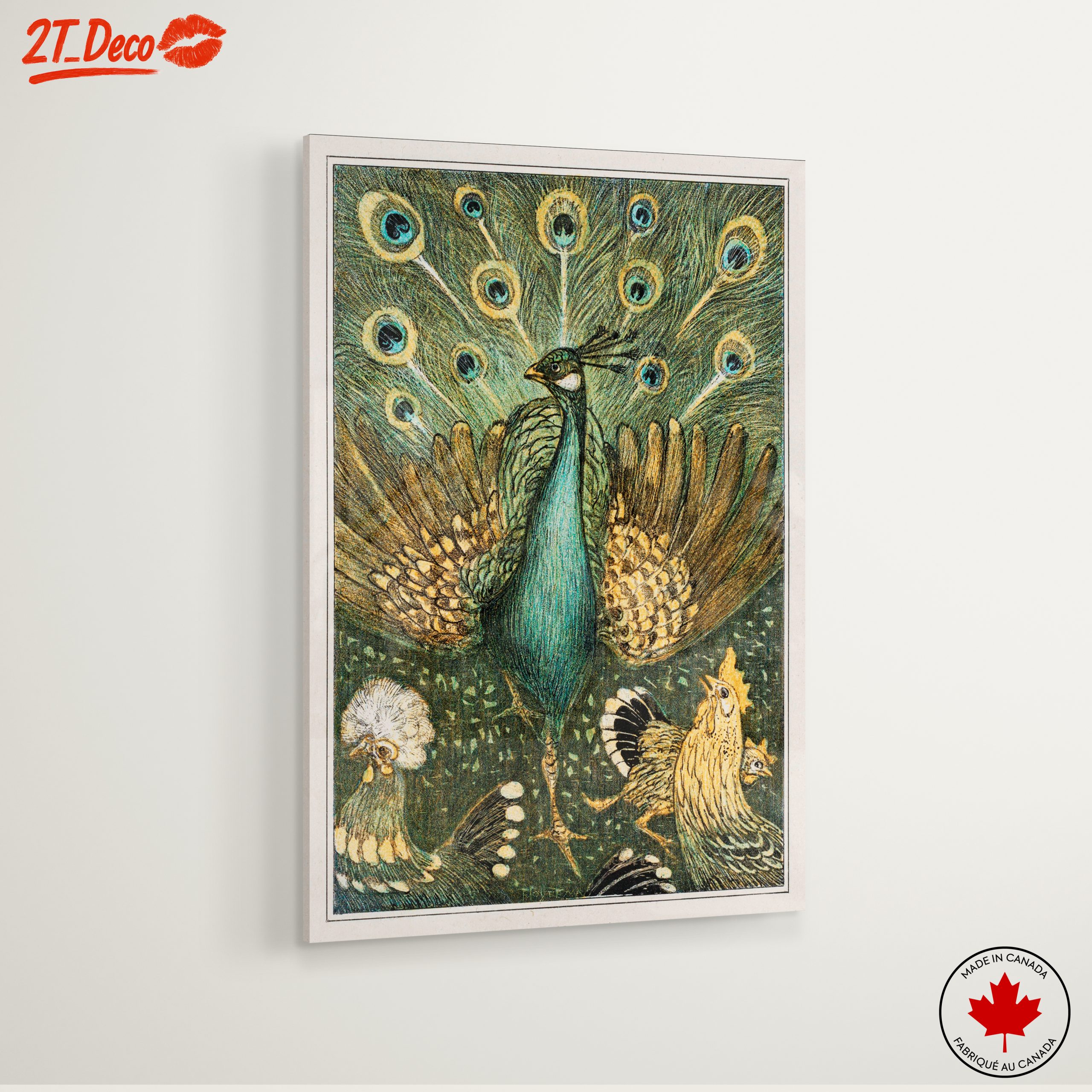 Peacock Art with Vibrant Feathers - Image 6