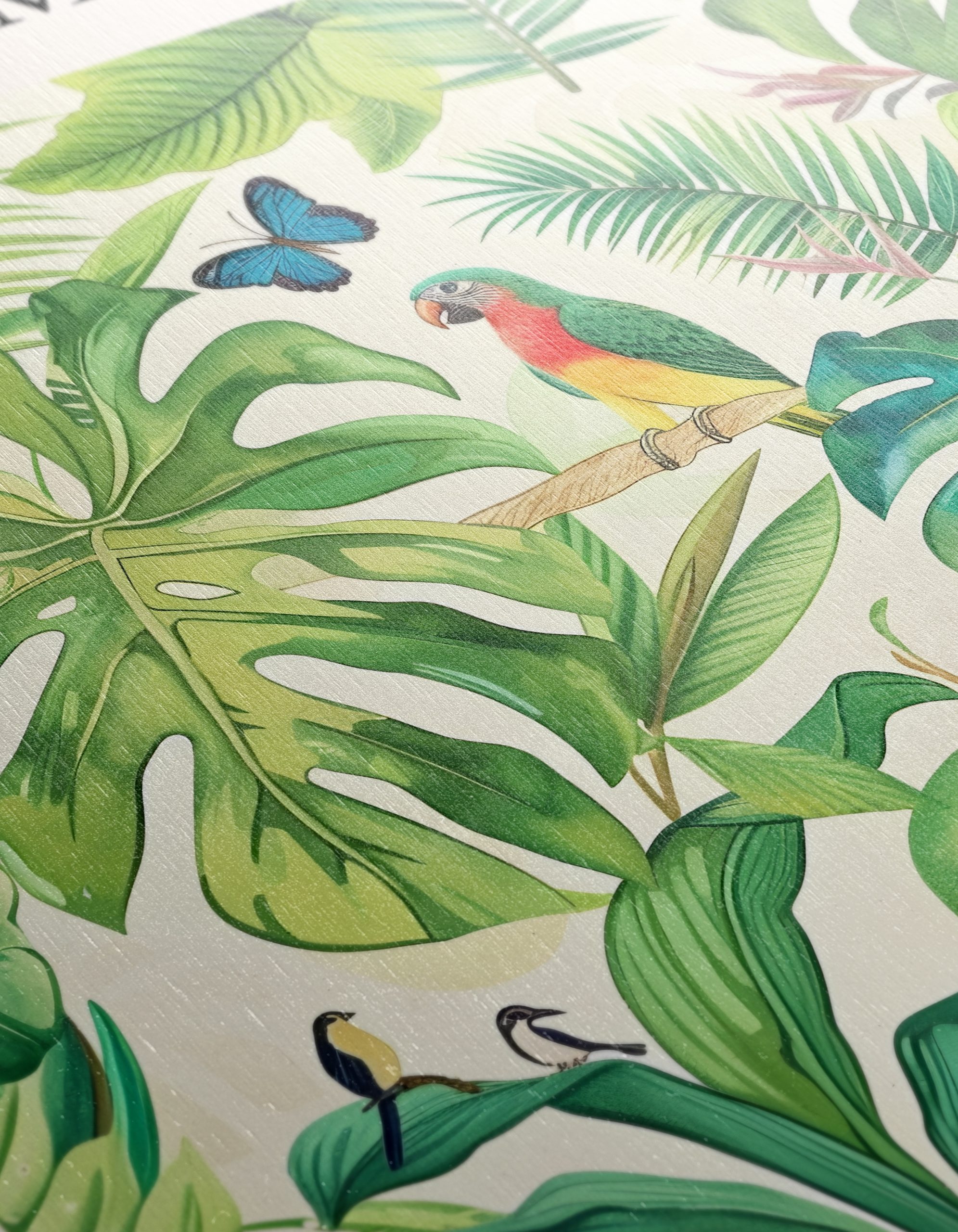 Tropical Botanical Artwork Featuring Colorful Birds - Image 12