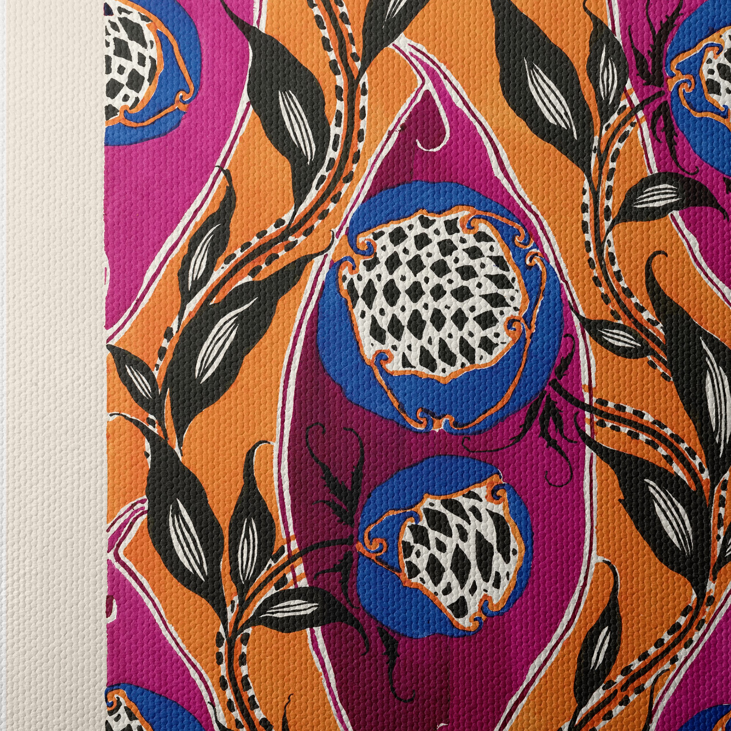 Colorful Botanical Art with Floral Design - Image 4