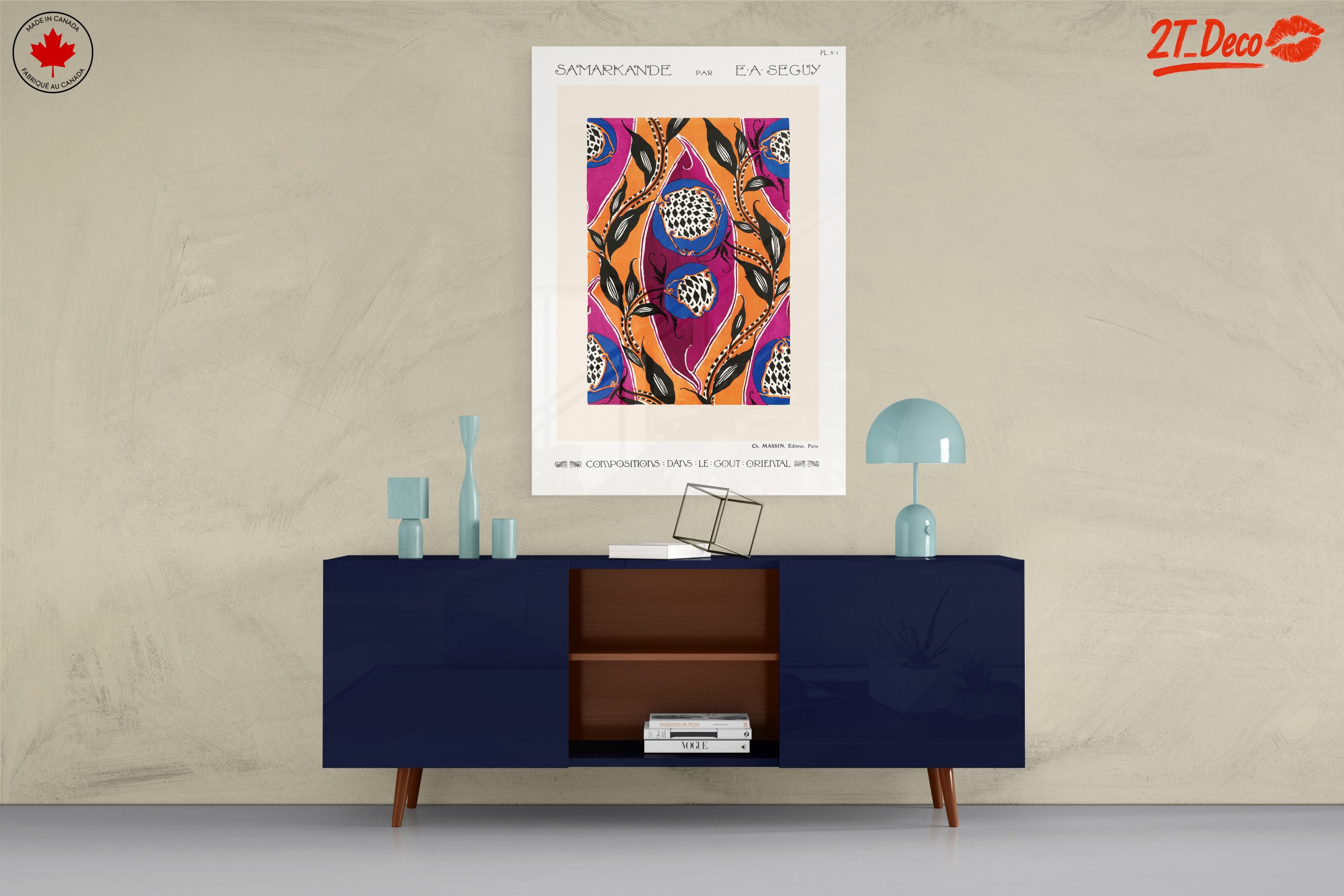Colorful Botanical Art with Floral Design - Image 8