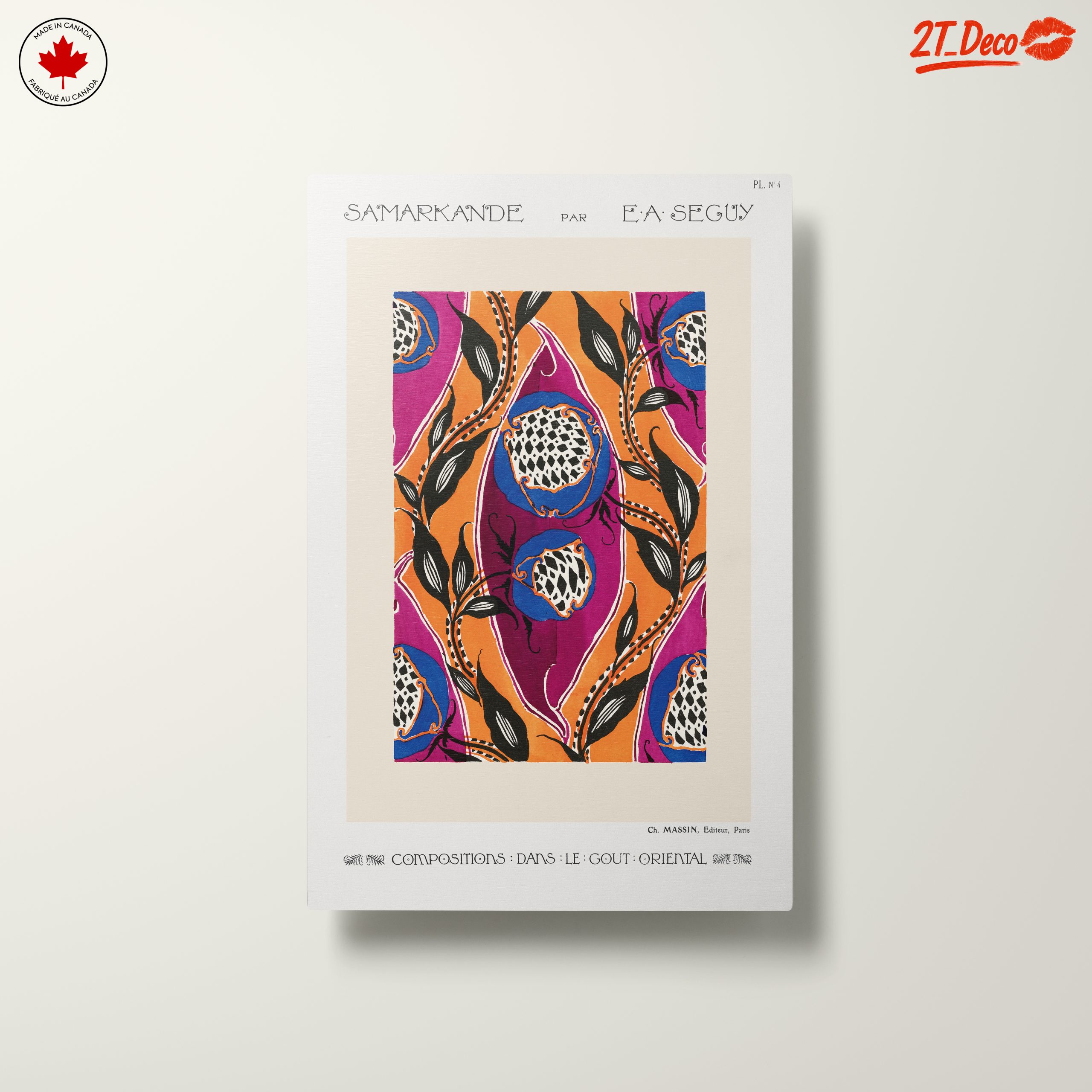Colorful Botanical Art with Floral Design - Image 10
