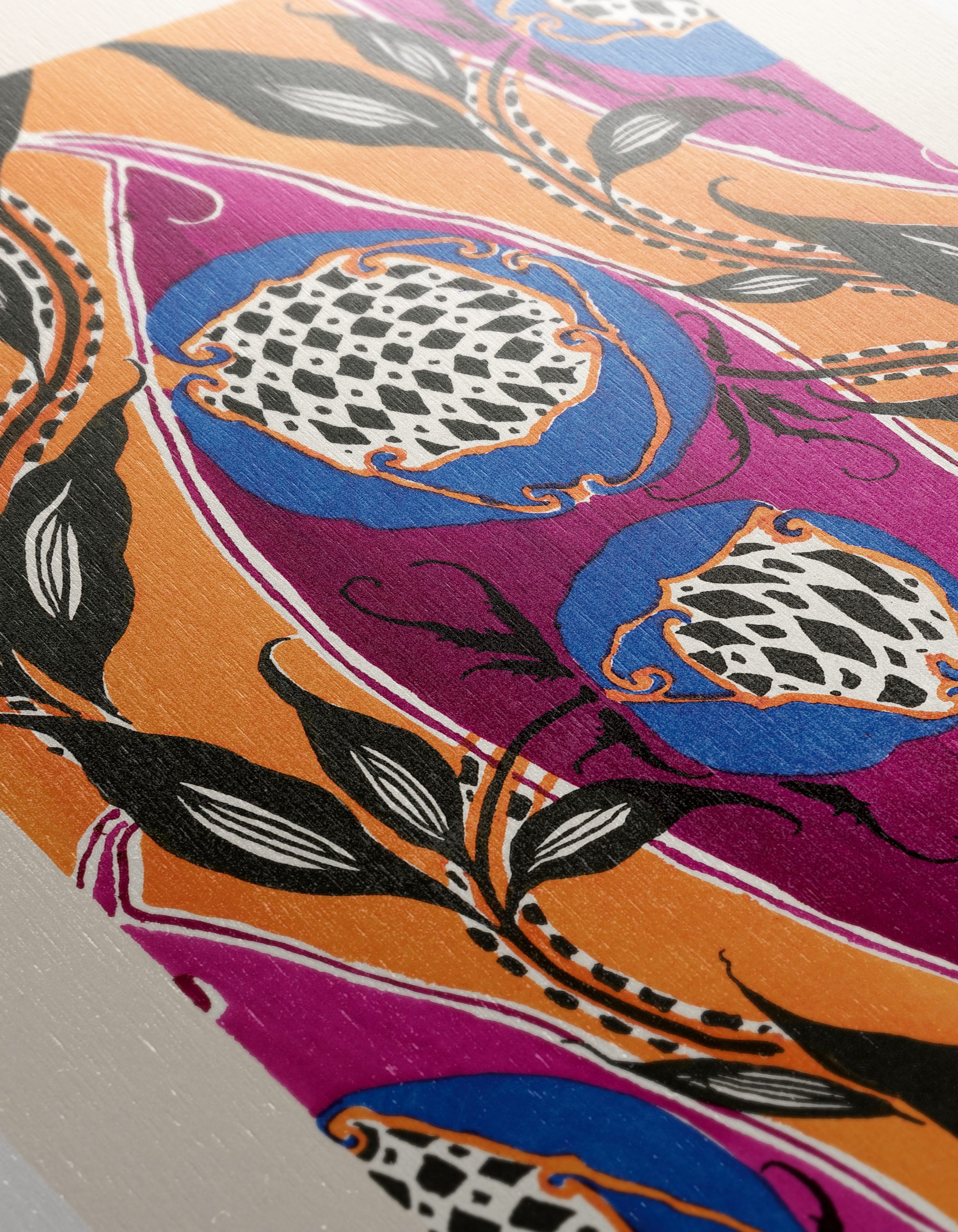 Colorful Botanical Art with Floral Design - Image 12