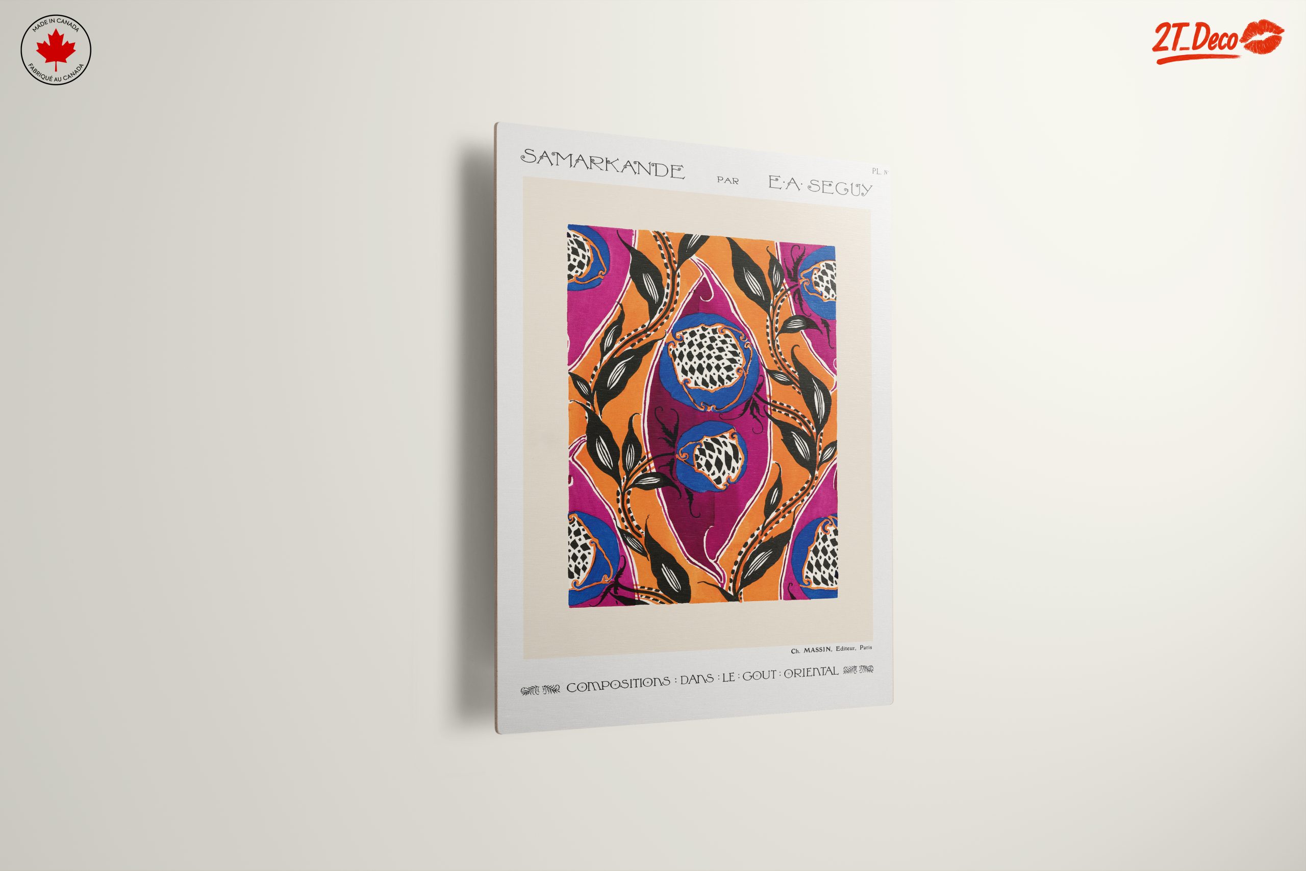 Colorful Botanical Art with Floral Design - Image 13