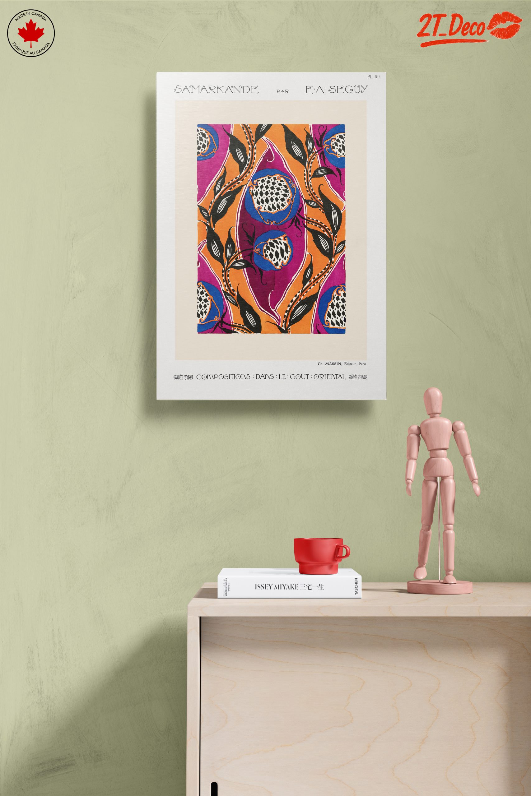 Colorful Botanical Art with Floral Design - Image 14