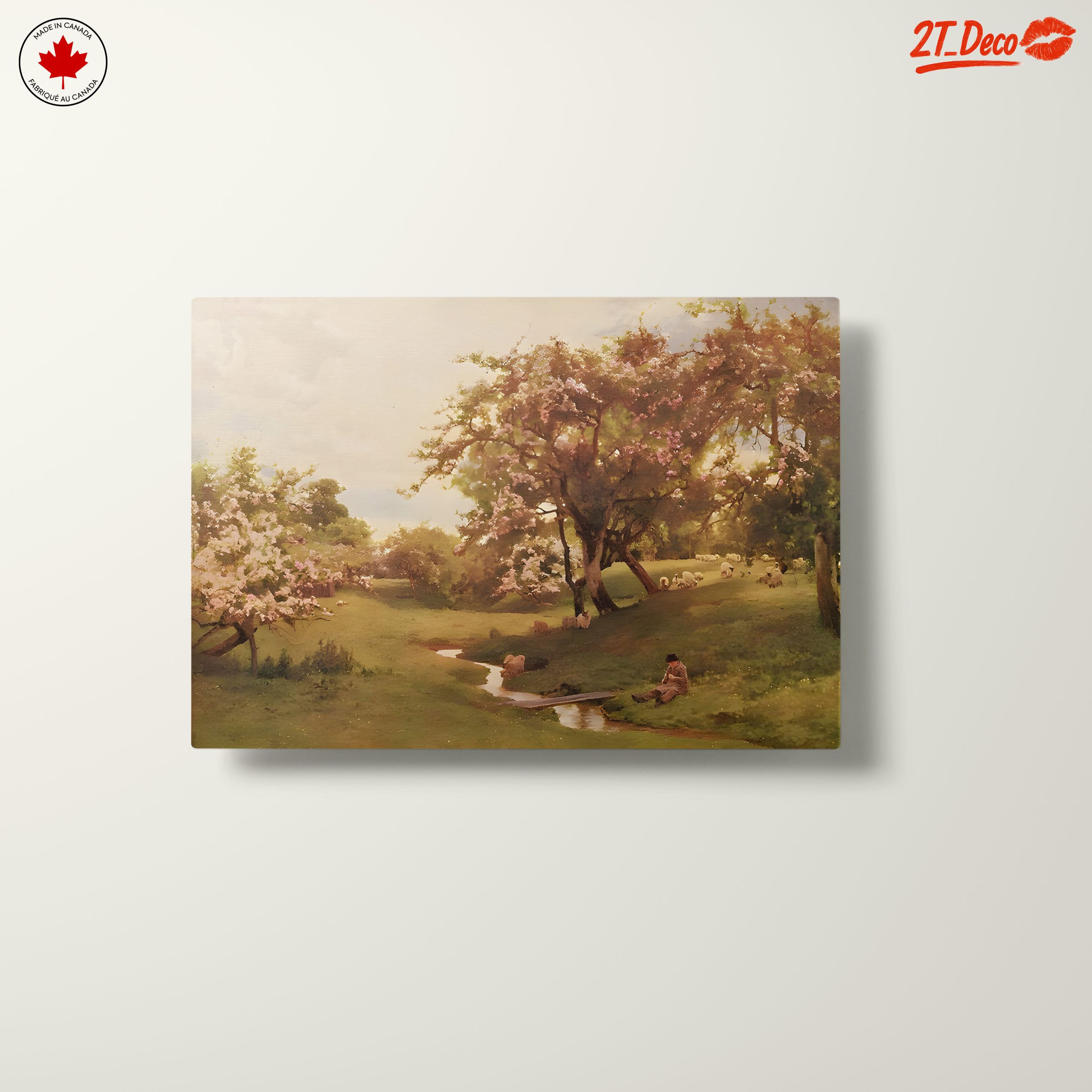 Serene Nature Landscape with Tranquil Stream - Image 10