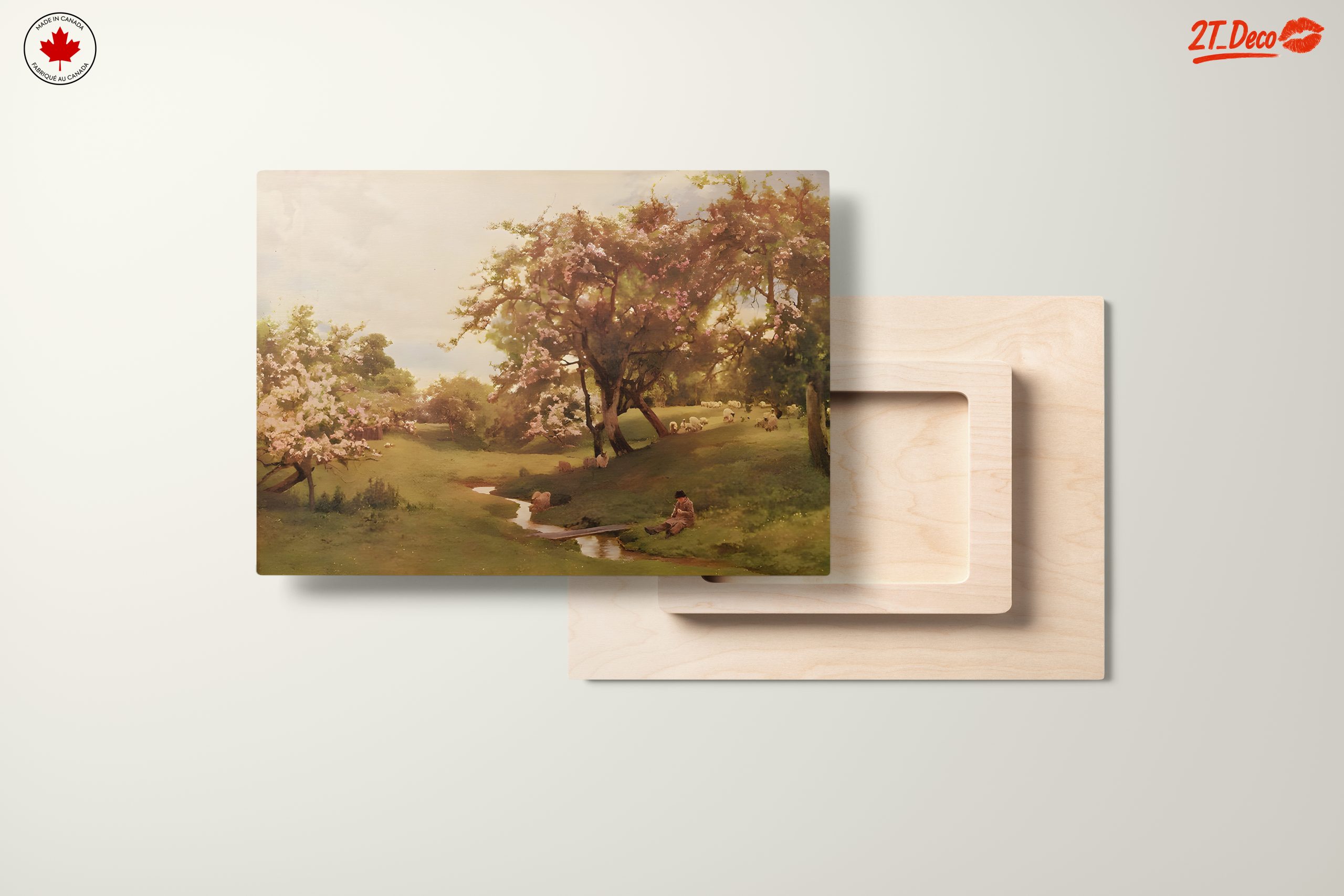 Serene Nature Landscape with Tranquil Stream - Image 11