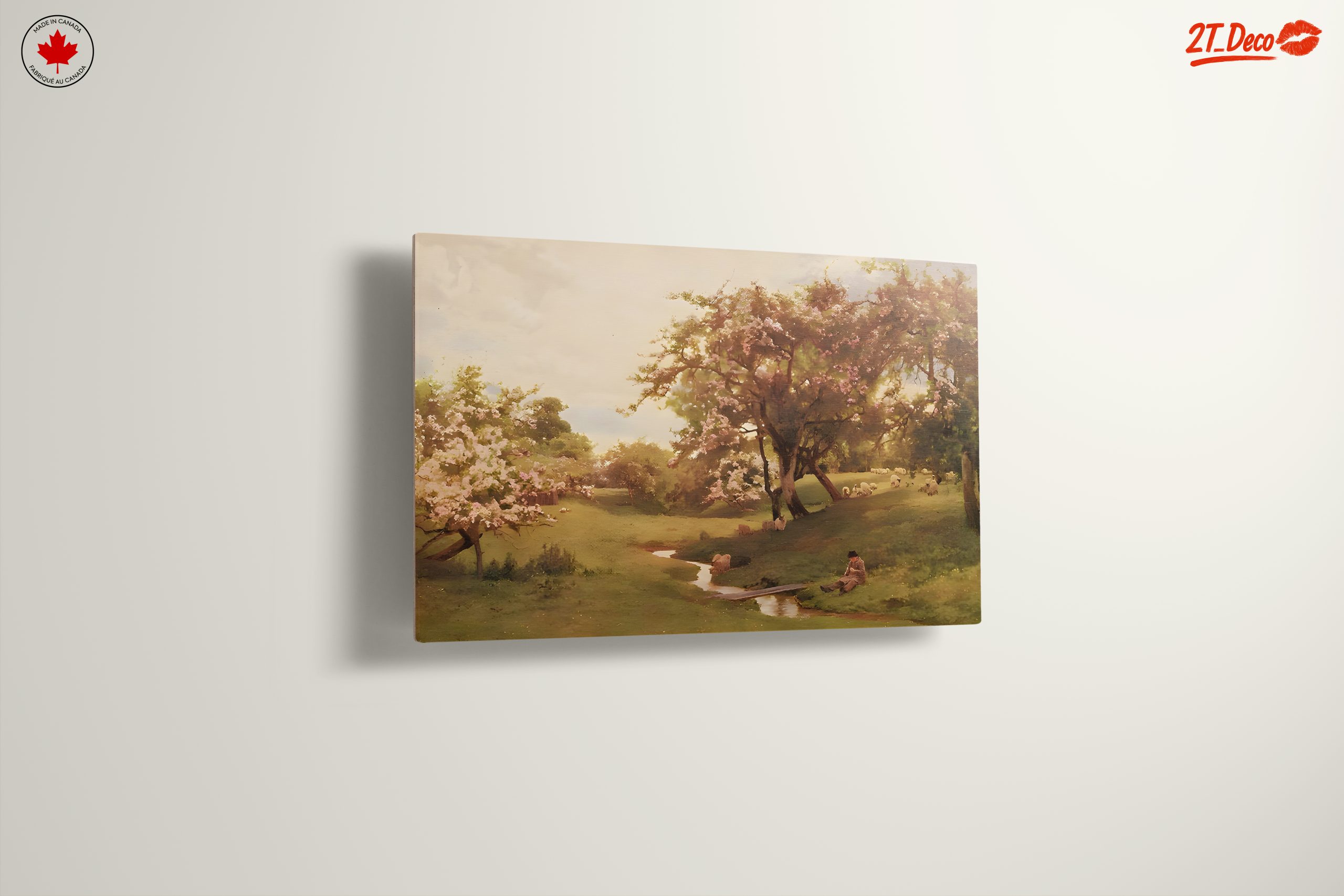 Serene Nature Landscape with Tranquil Stream - Image 13