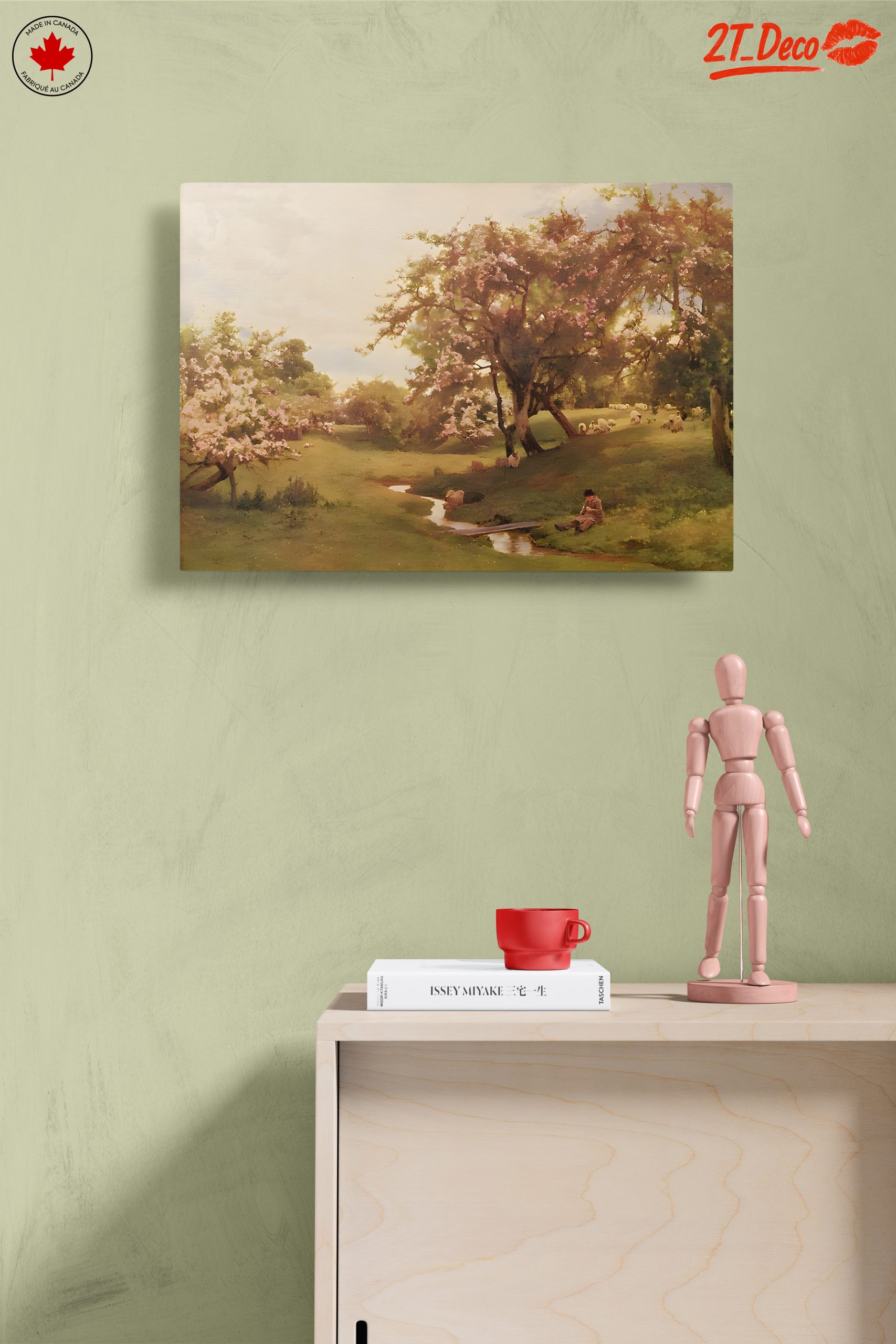 Serene Nature Landscape with Tranquil Stream - Image 14