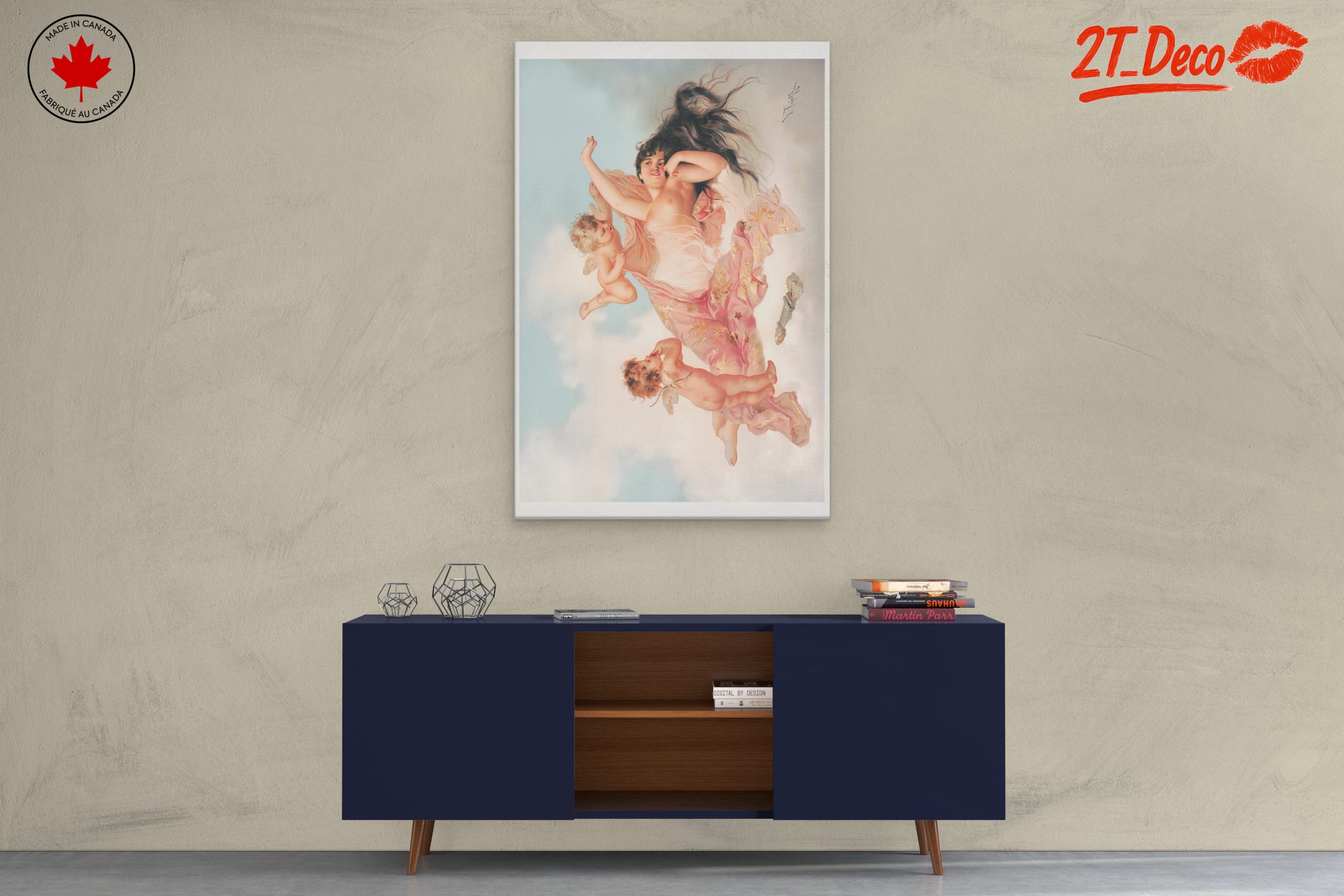 Ethereal Portrait of a Woman with Angels - Image 3