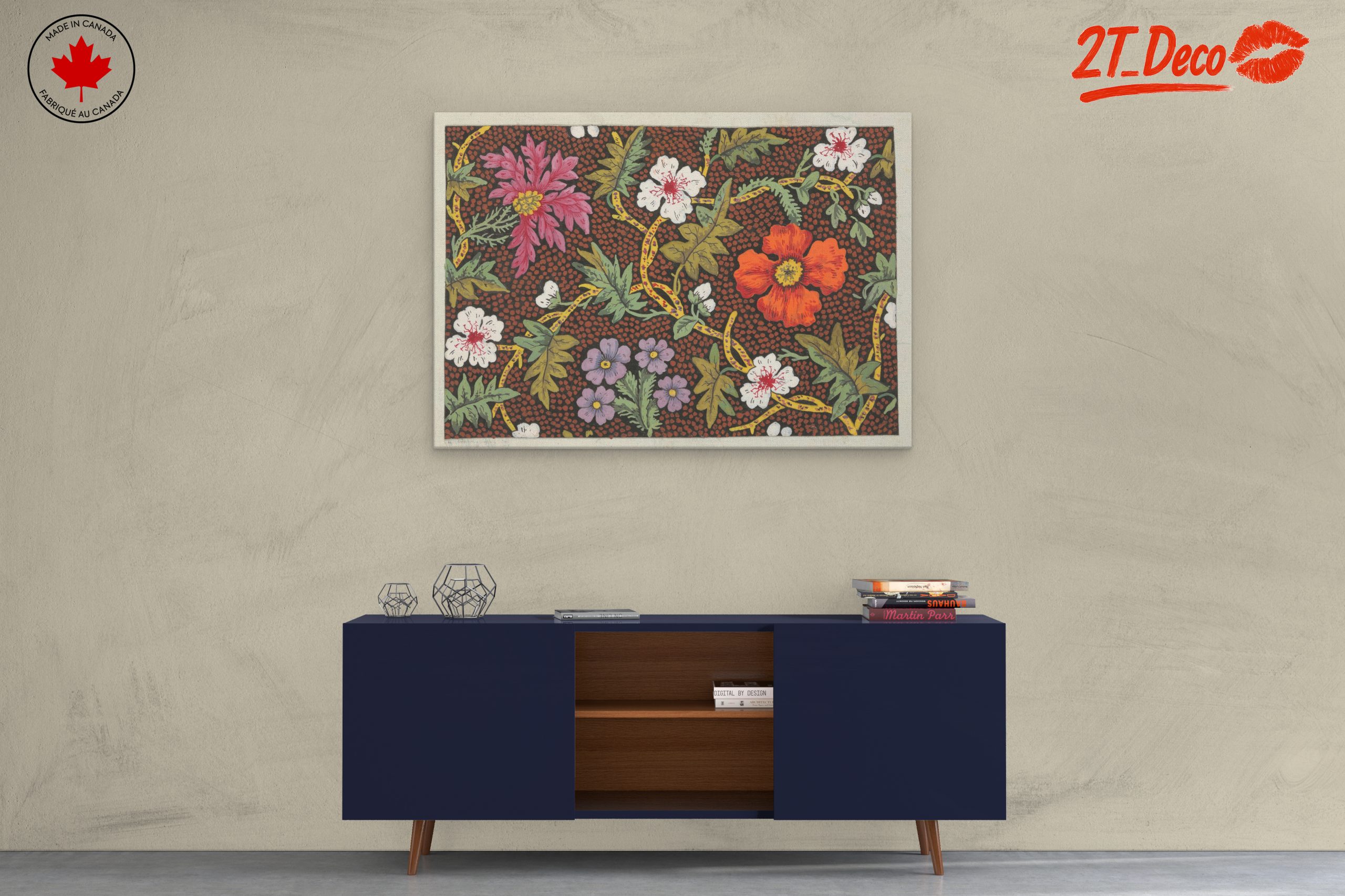 Vibrant Floral Arrangement Artwork 2 - Image 3
