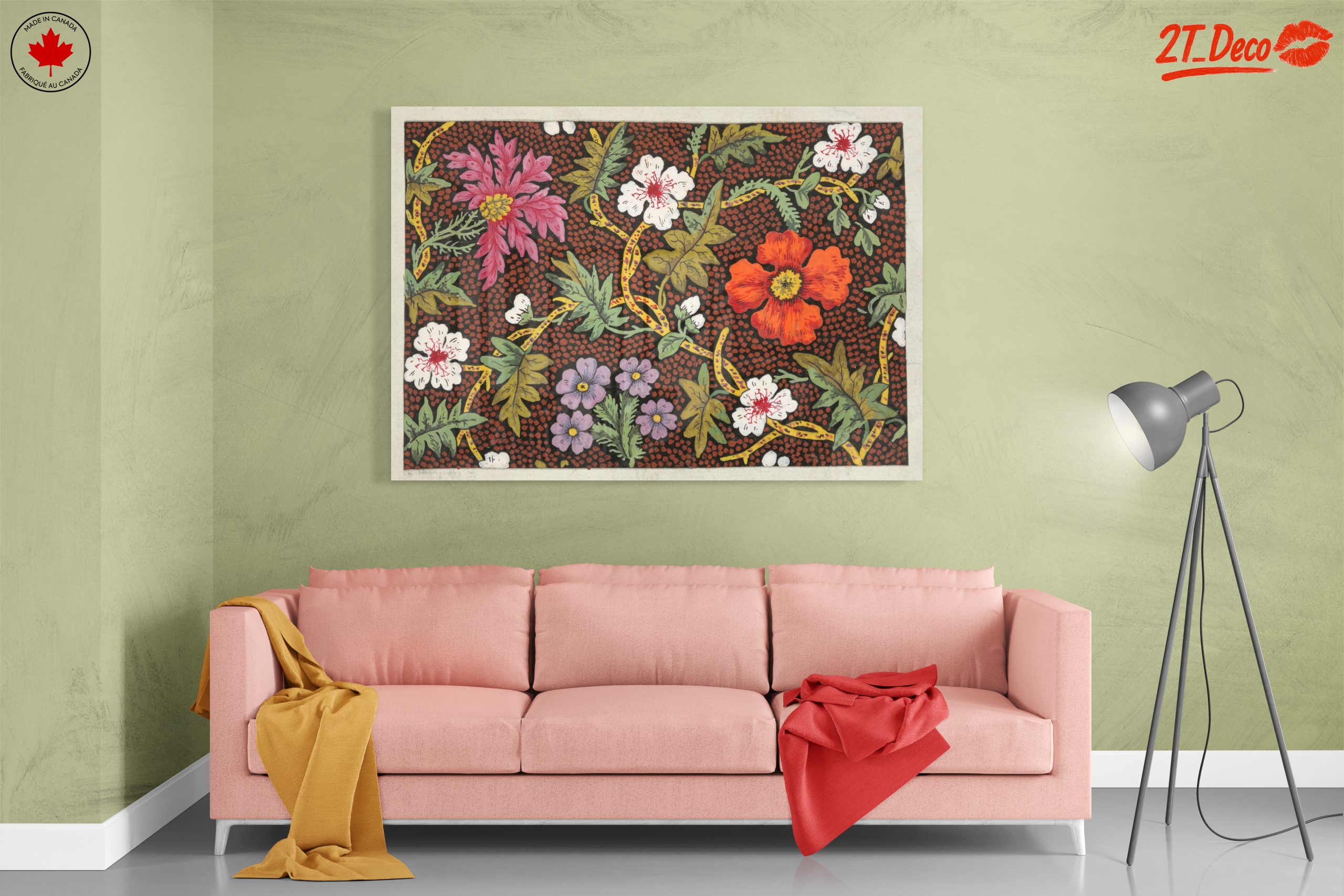 Vibrant Floral Arrangement Artwork 2 - Image 7