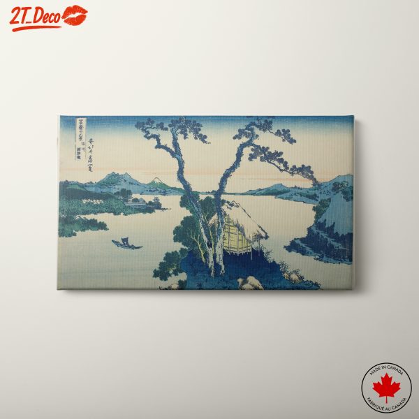 Serene Abstract Landscape with Mountains and Water 2