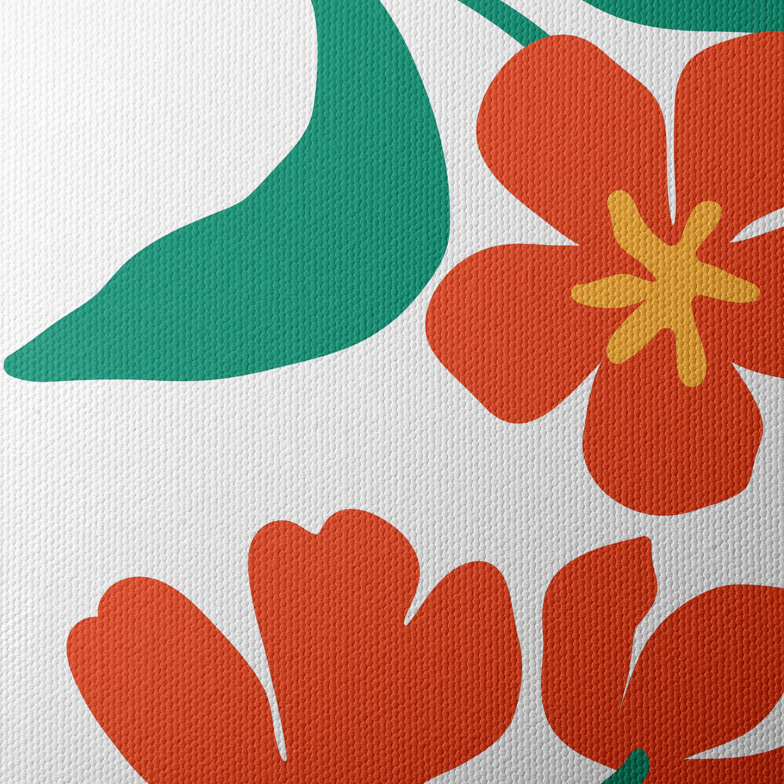 Stylized Floral Art for Bright Interiors - Image 4