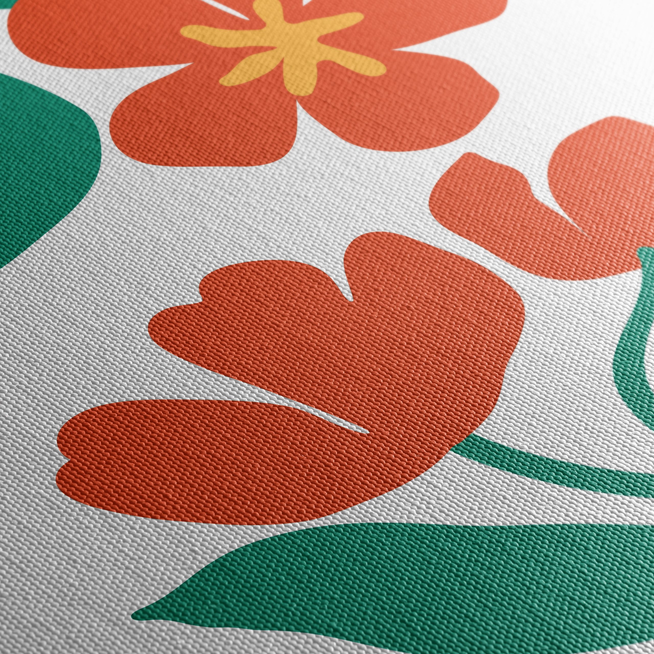 Stylized Floral Art for Bright Interiors - Image 5