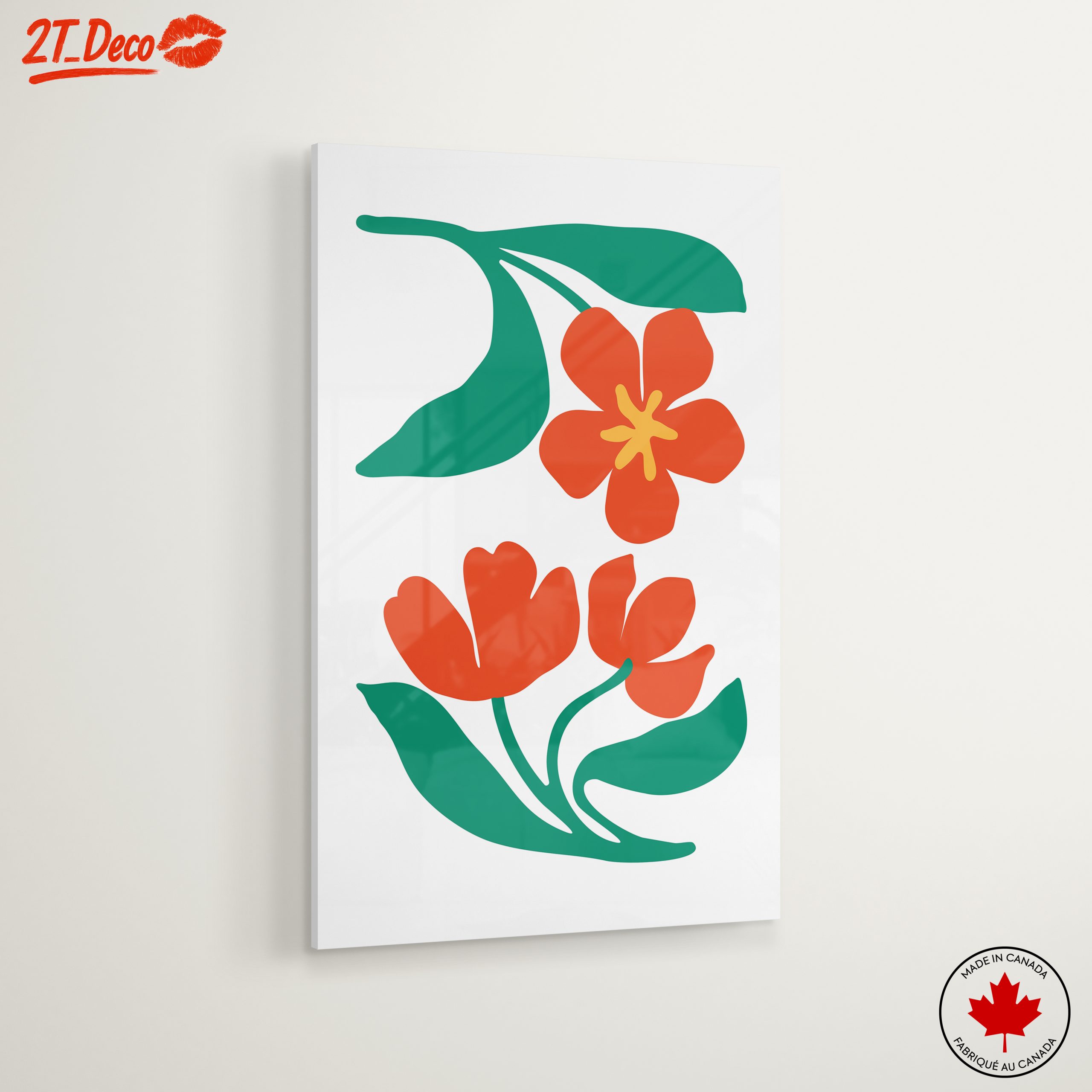Stylized Floral Art for Bright Interiors - Image 6