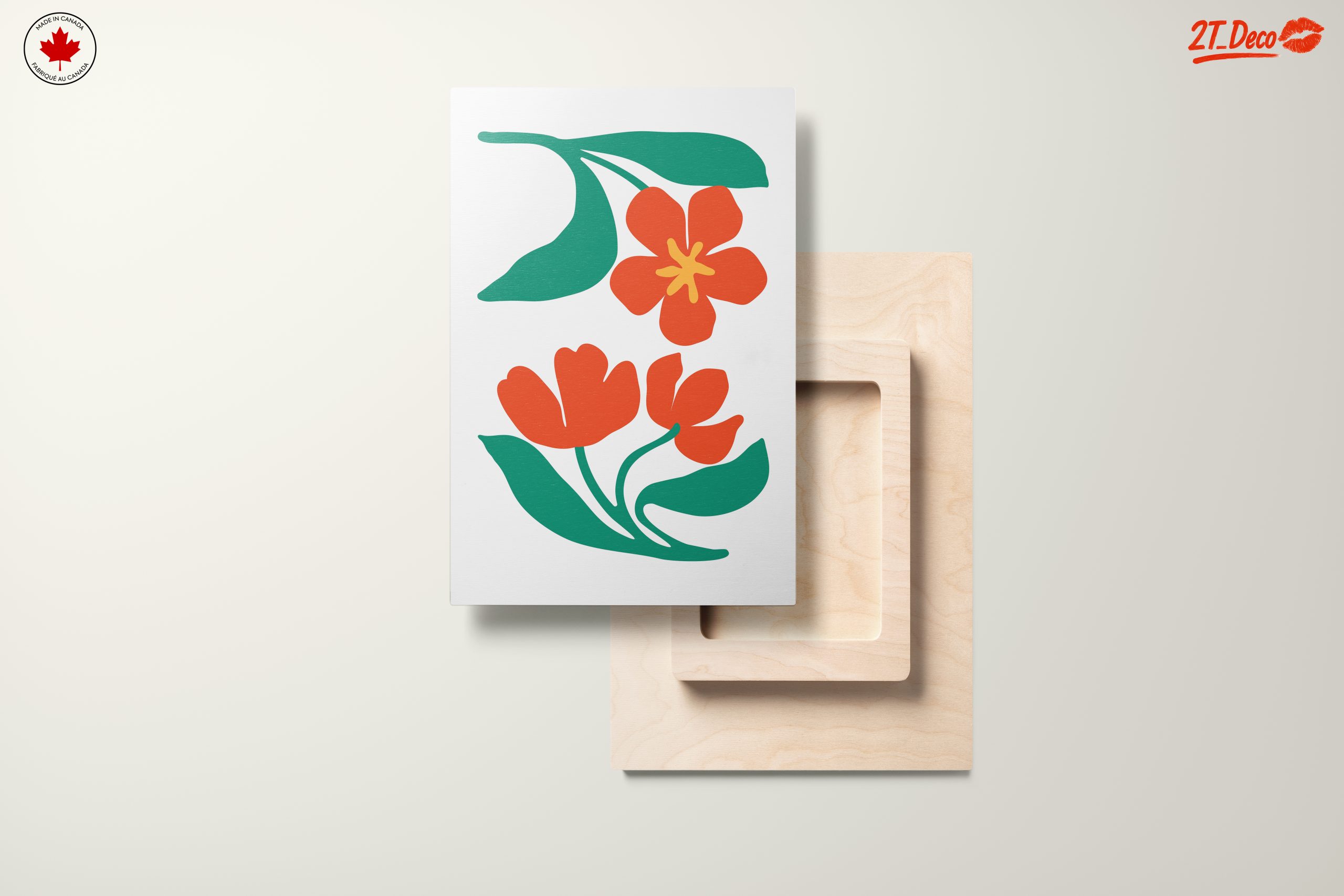 Stylized Floral Art for Bright Interiors - Image 11