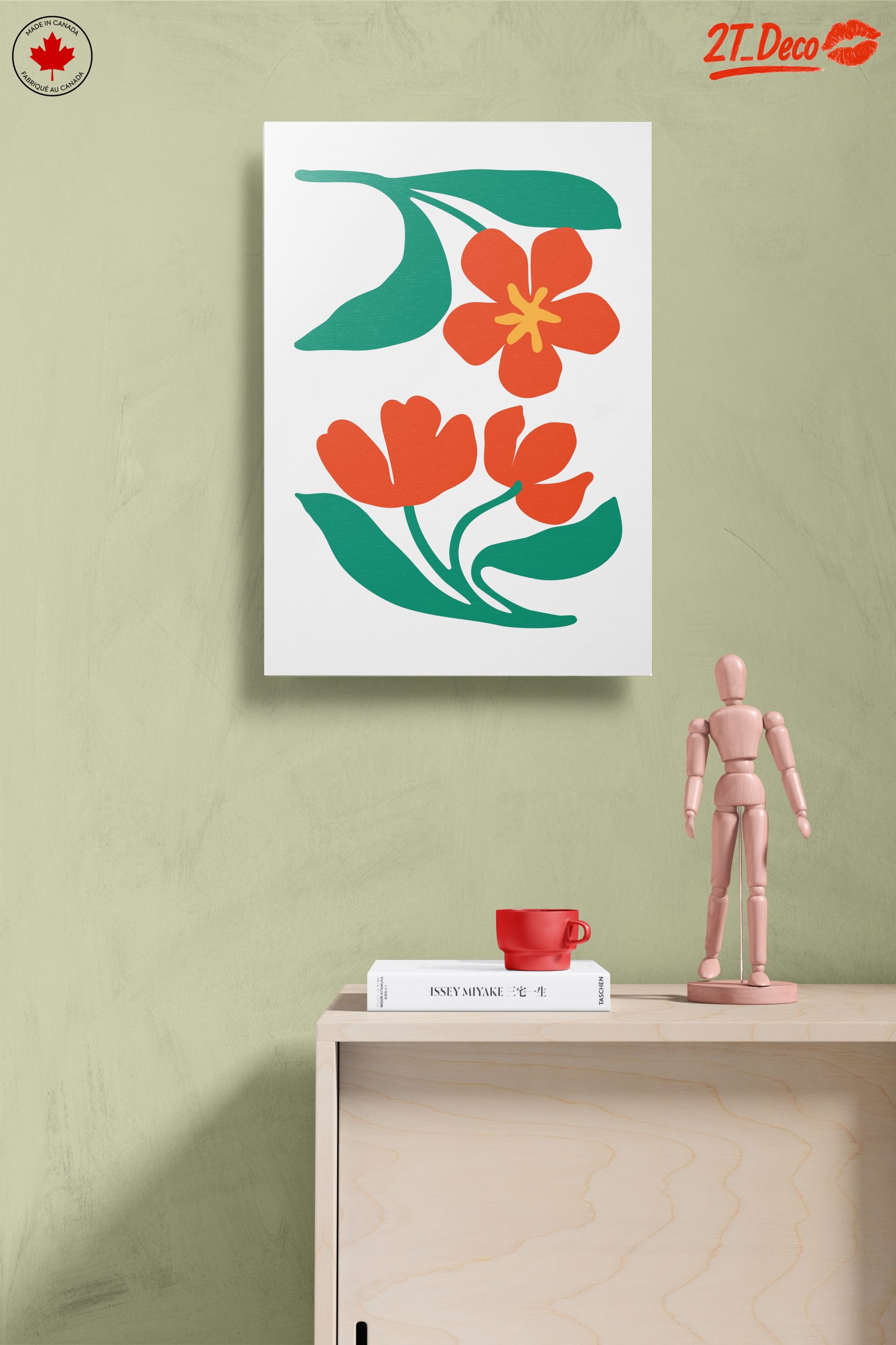 Stylized Floral Art for Bright Interiors - Image 14