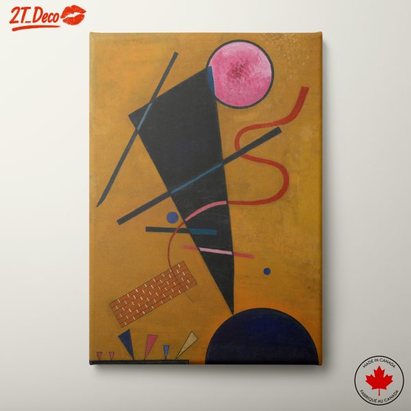 Geometric Abstract Composition with Bold Colors 3