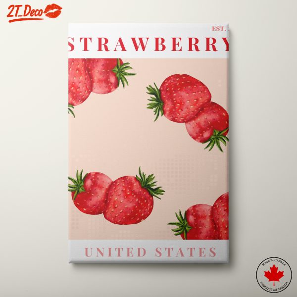 Stylized Strawberry Illustration