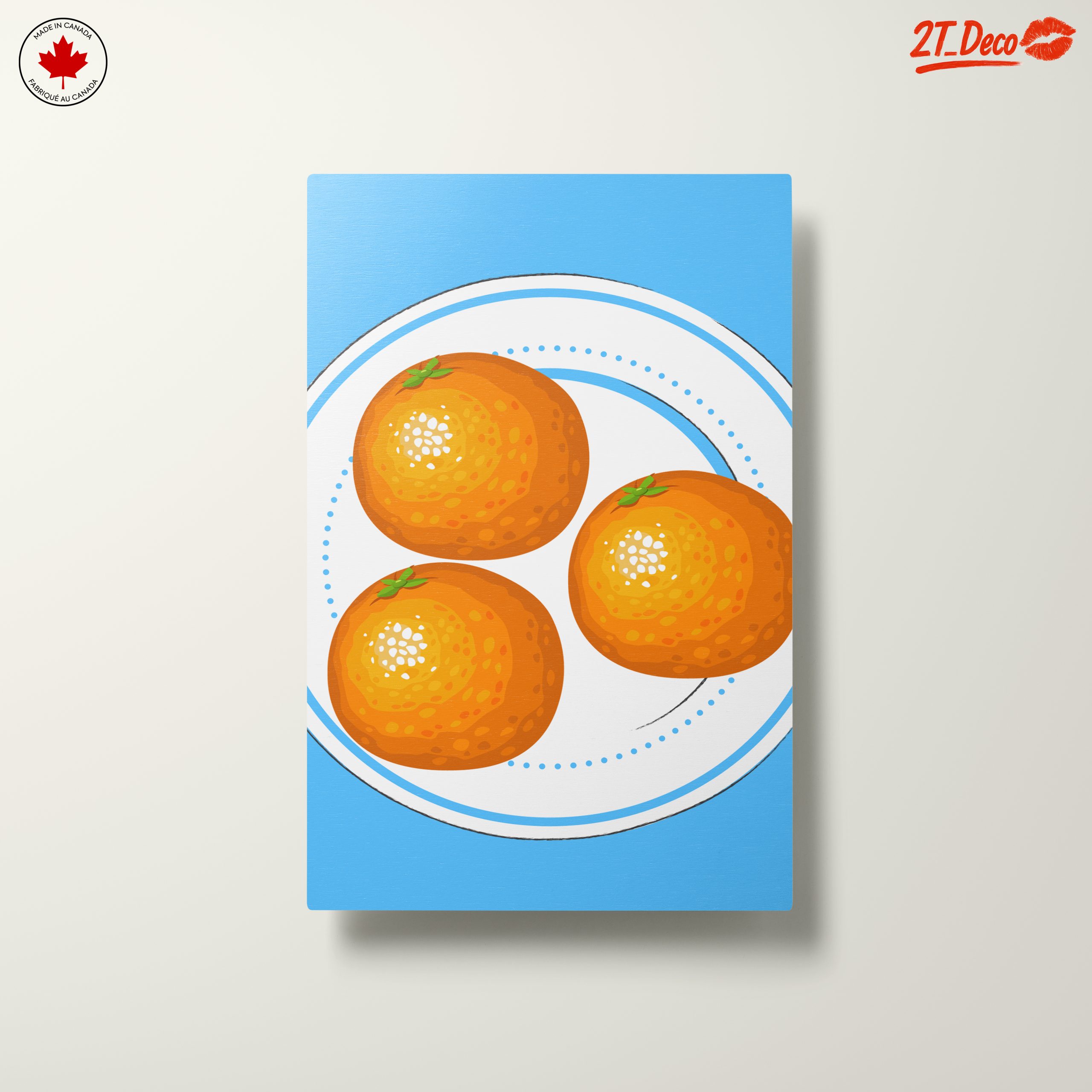 Vibrant Abstract Art of Oranges - Image 10